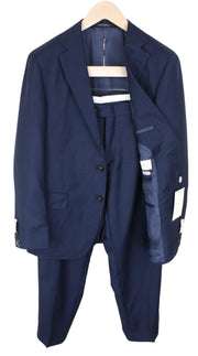 SUITSUPPLY Sienna Men's UK40S Formal Suit Blue Super 130's Wool 2-Piece