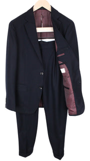 SUITSUPPLY Sienna Men's Navy UK38R Wool 2-Piece Suit Single Breasted Classic