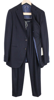 SUITSUPPLY La Spalla Men's Suit UK42R Navy Wool Two-Piece One Button Front