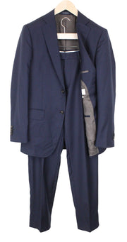 SUITSUPPLY Napoli Men's UK36R Blue Classic Pure Wool Single-Breasted 2 Piece