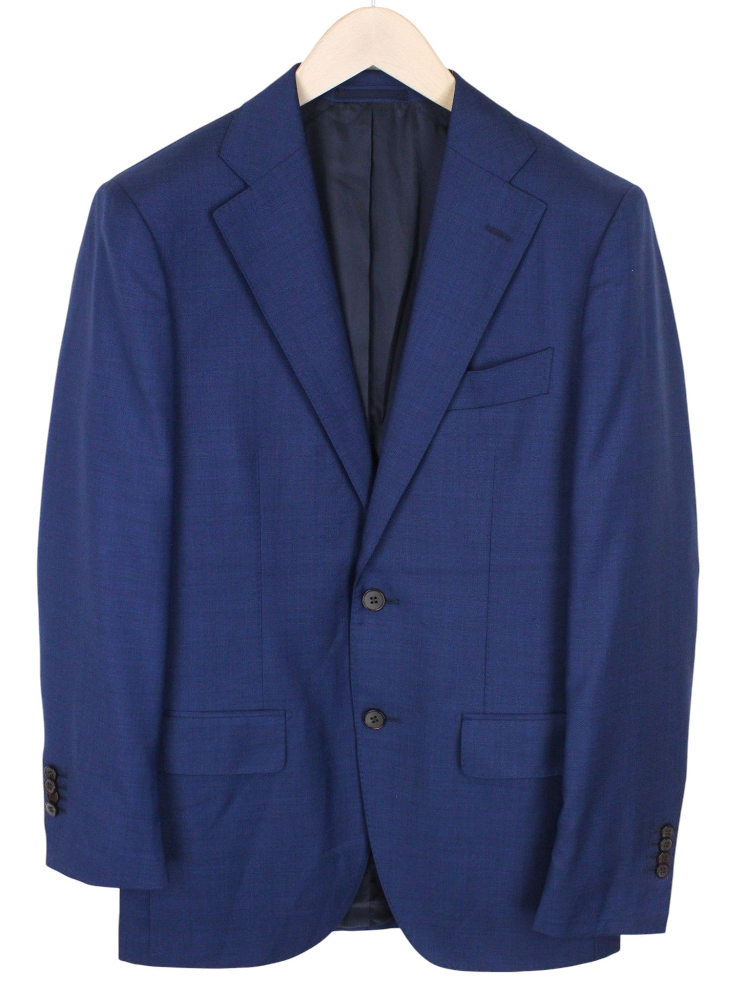 SUITSUPPLY Lazio Men's UK38L Navy Slim Fit Pure Wool 2-Piece Suit