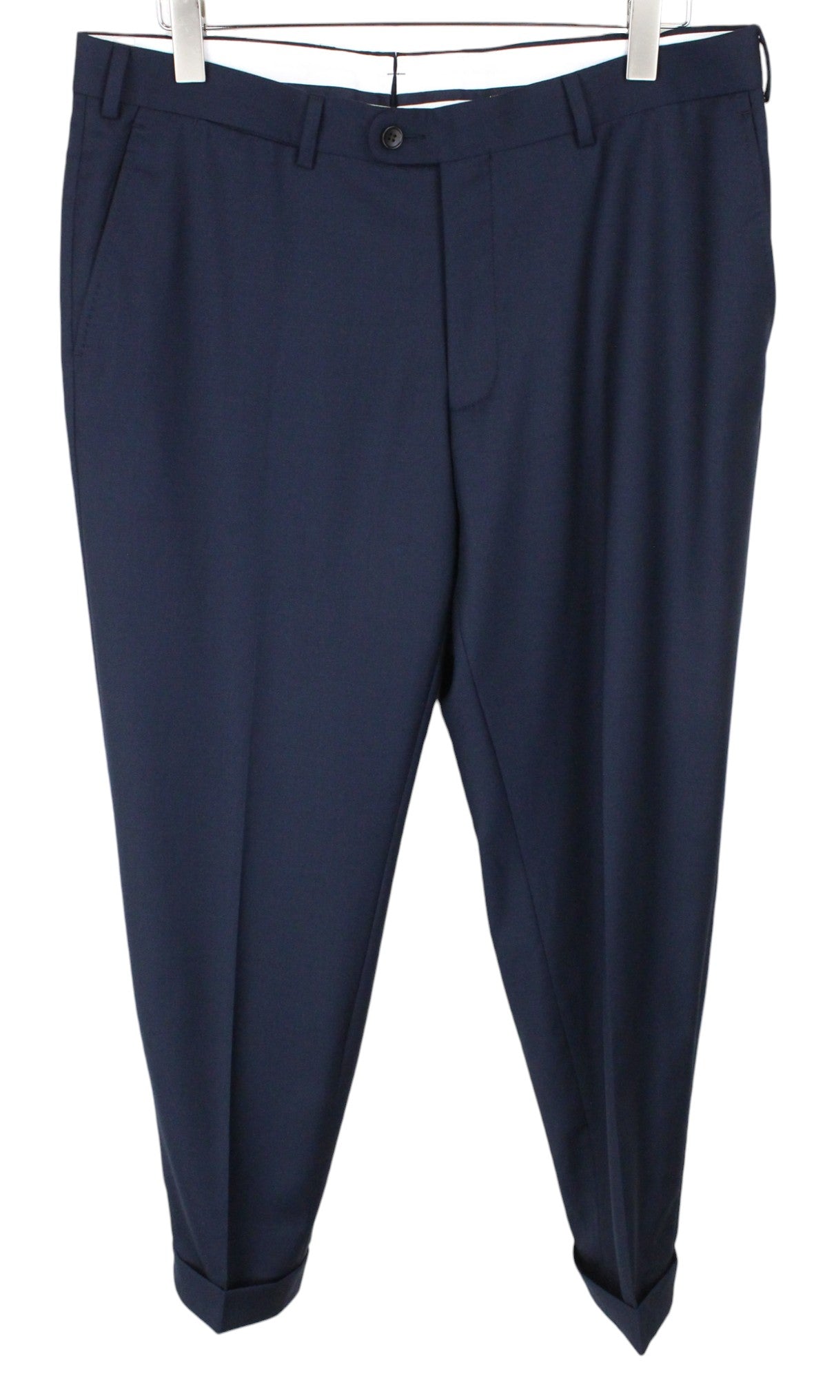 SUITSUPPLY Lazio Men's UK42S Slim Formal Suit Super 110's Blue Wool 2-Piece