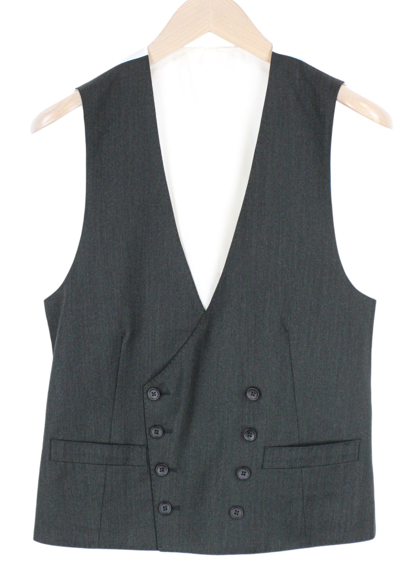 SUITSUPPLY Havana Tulip Men's UK38R Green Pure Wool Super 130's Slim 3 Piece