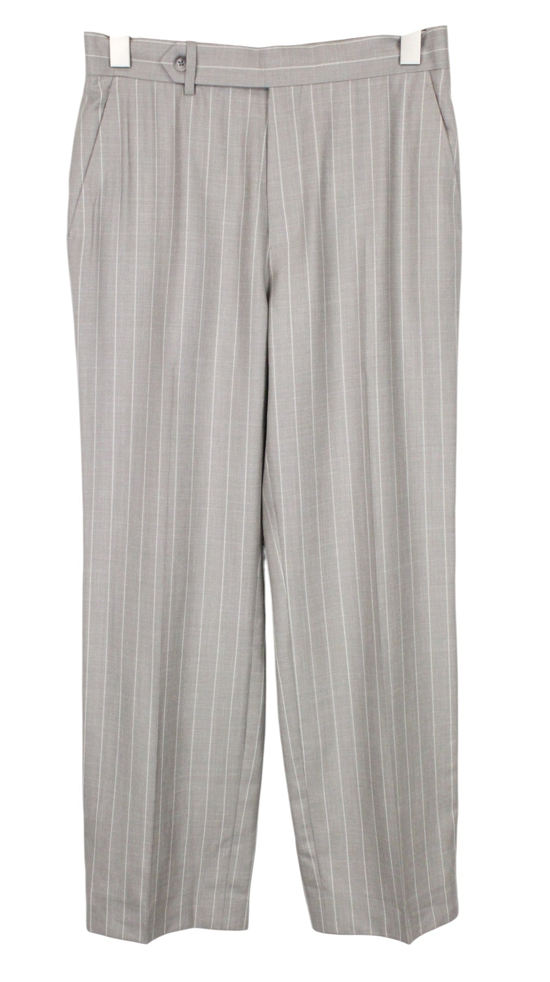 SUITSUPPLY La Spalla Men's UK34S Suit Taupe Striped Wool Silk Linen 3 Piece