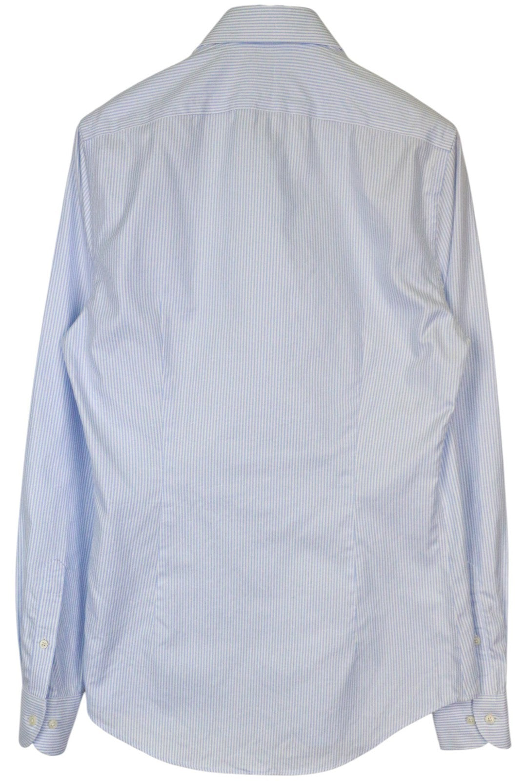 SUITSUPPLY Men's Formal Shirt 39L/15 1/2L Extra Slim Blue Pure Cotton Striped