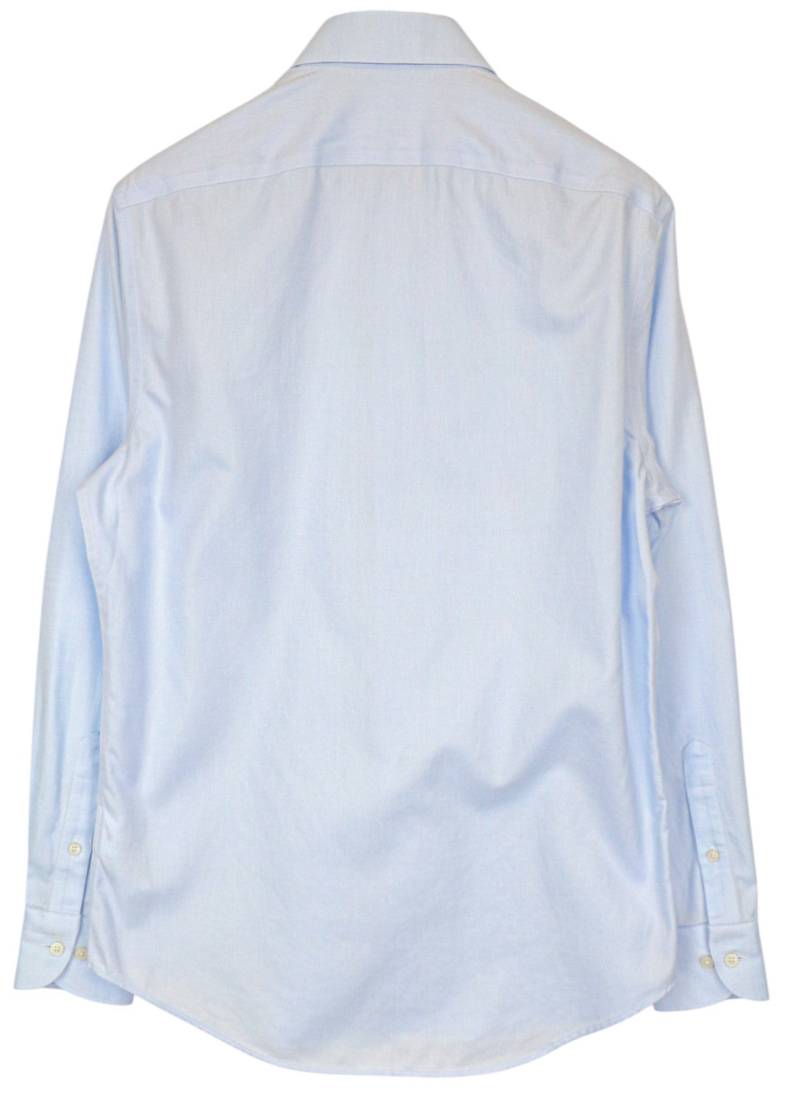 „SUITSUPPLY Traveller“ vyriški formalūs marškiniai, 39L/15 1/2L, ploni mėlyni medvilniniai rankoviai 