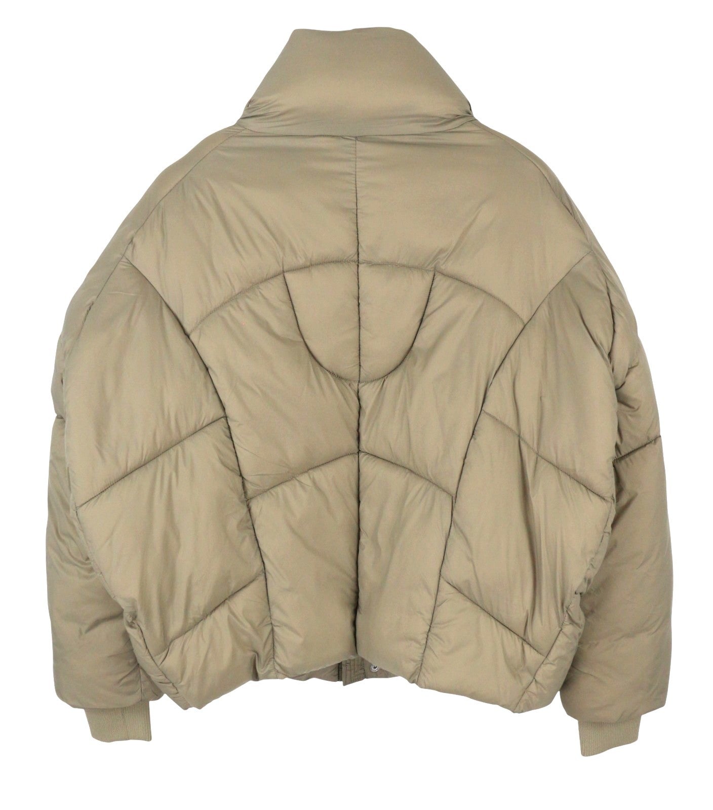 JJXX Jack&Jones Saga Nylon Quilted Women Jacket L Brindle Oversized Hidden Hood