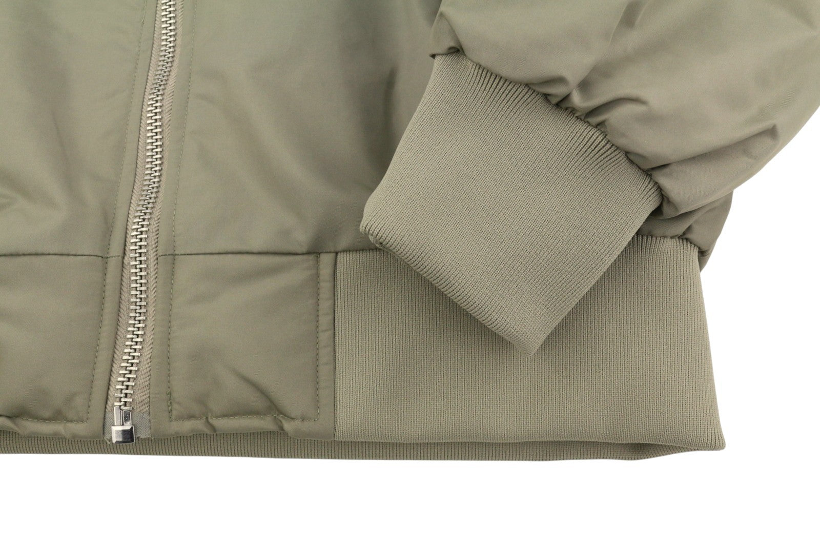 JACK & JONES Jorqueens Bomber Men Jacket XL Silver Sage Oversized Padded Zip