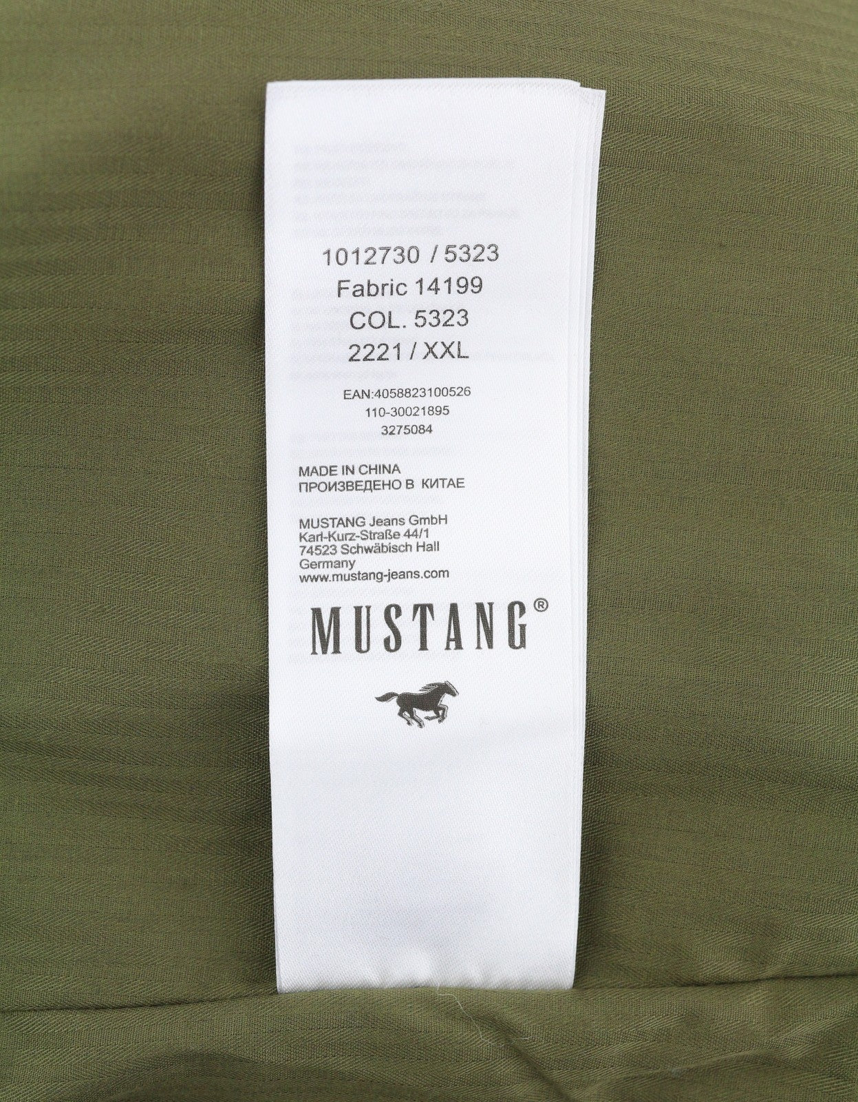 MUSTANG Daniel Quilted SJ Men Jacket 2XL Dark Blue Quilted Spread Neck Snaps