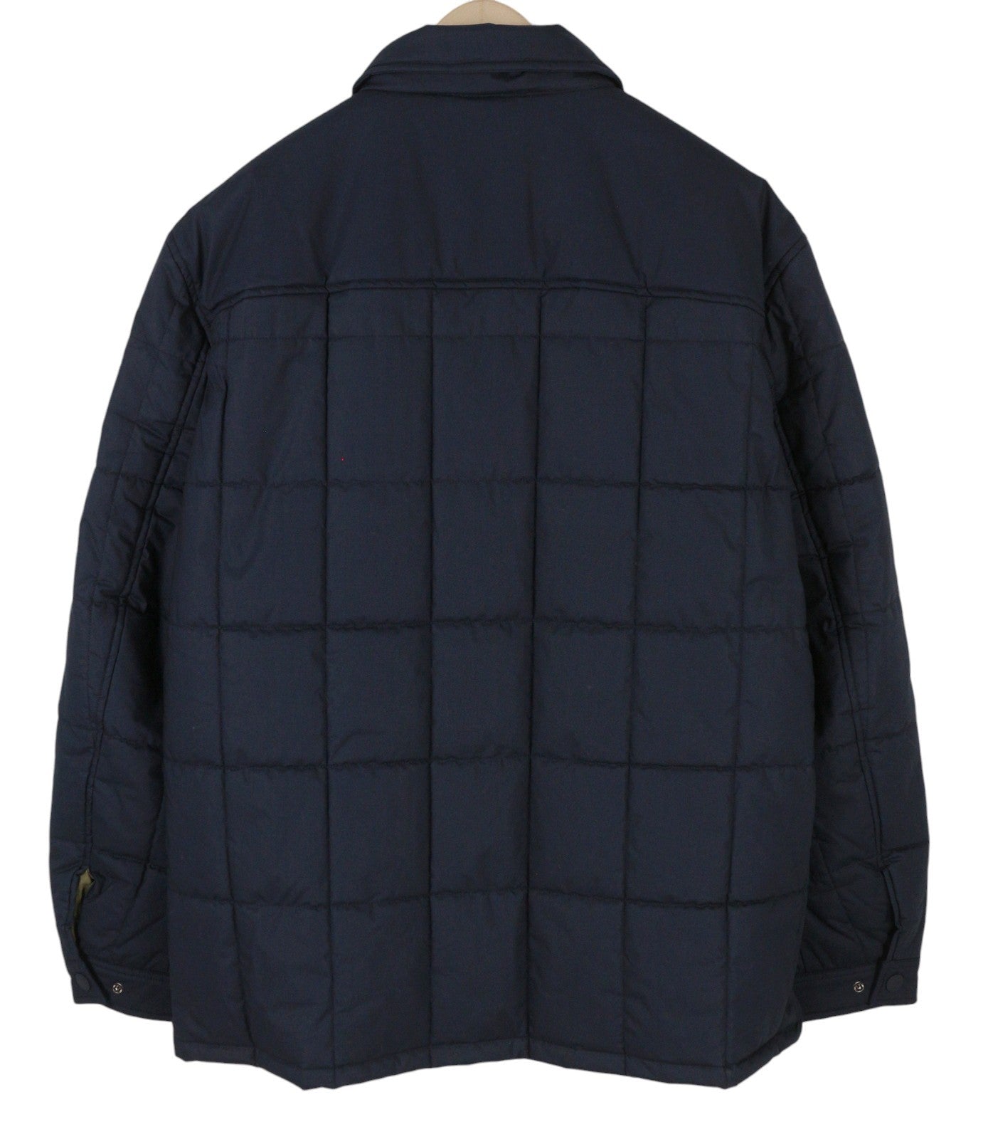 MUSTANG Daniel Quilted SJ Men Jacket 2XL Dark Blue Quilted Spread Neck Snaps