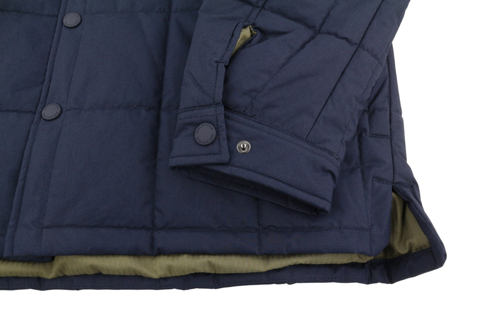 MUSTANG Daniel Quilted SJ Men Jacket 2XL Dark Blue Quilted Spread Neck Snaps