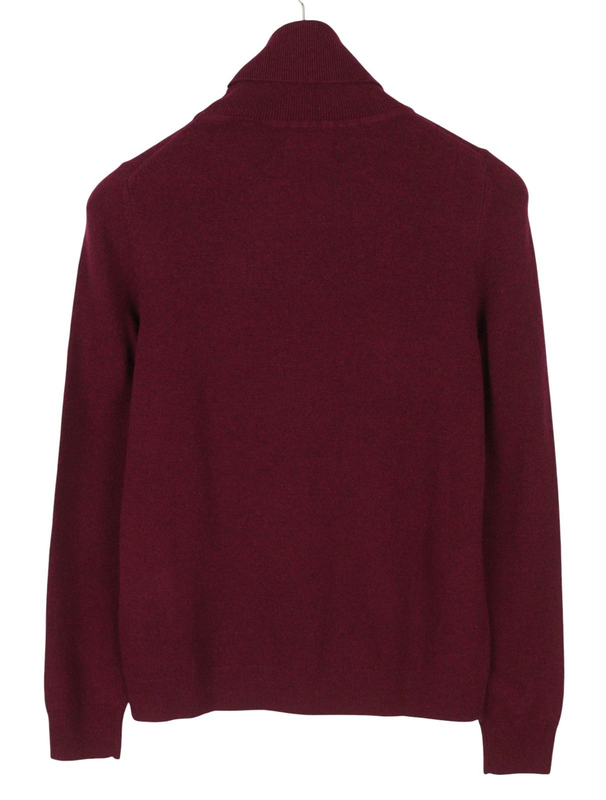 GANT Extra Fine Lambswool Rollneck Women Jumper M Burgundy Melange Pullover