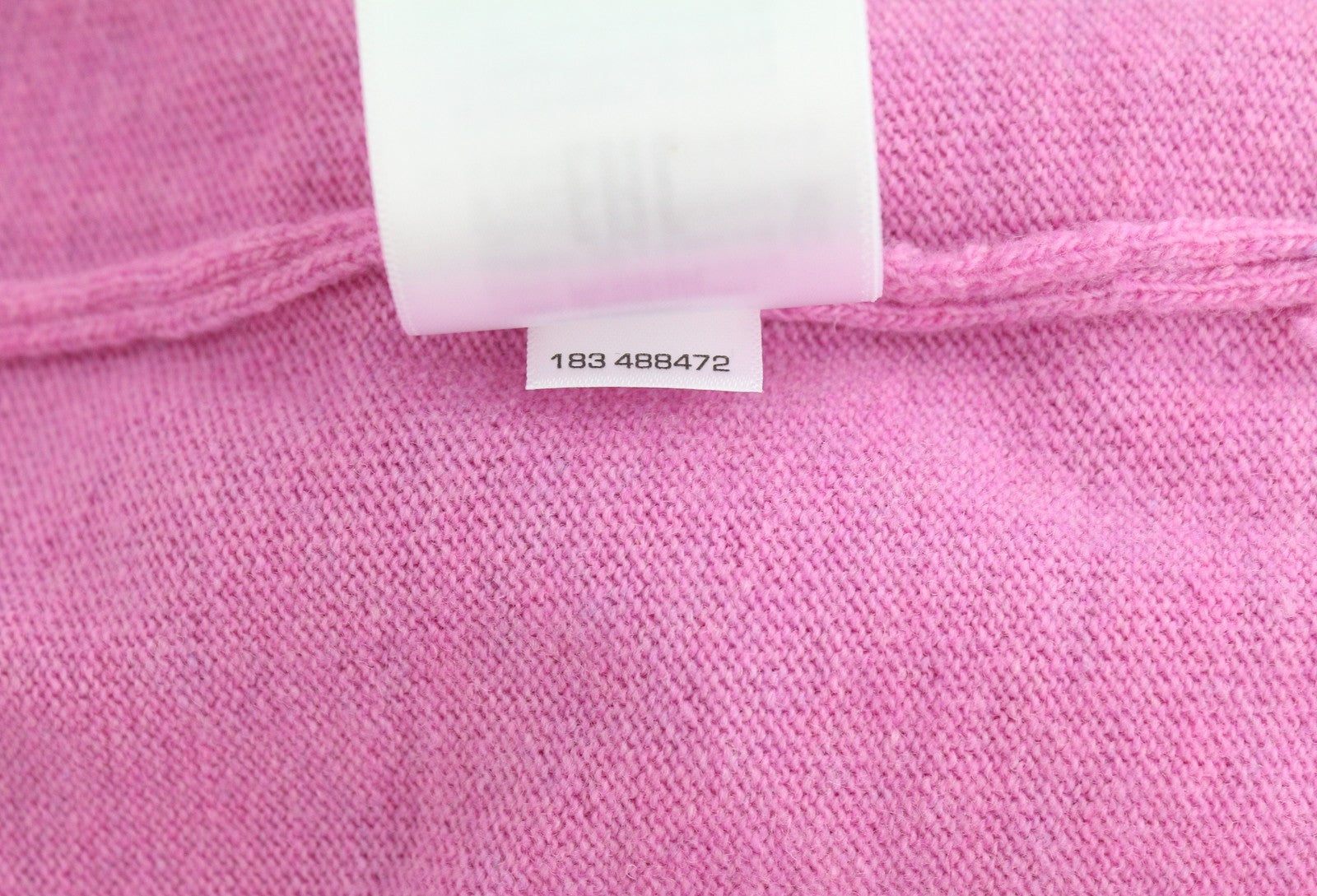 GANT Extrafine Lambswool V-Neck Women Jumper L Light Fuchsia Knit Pullover