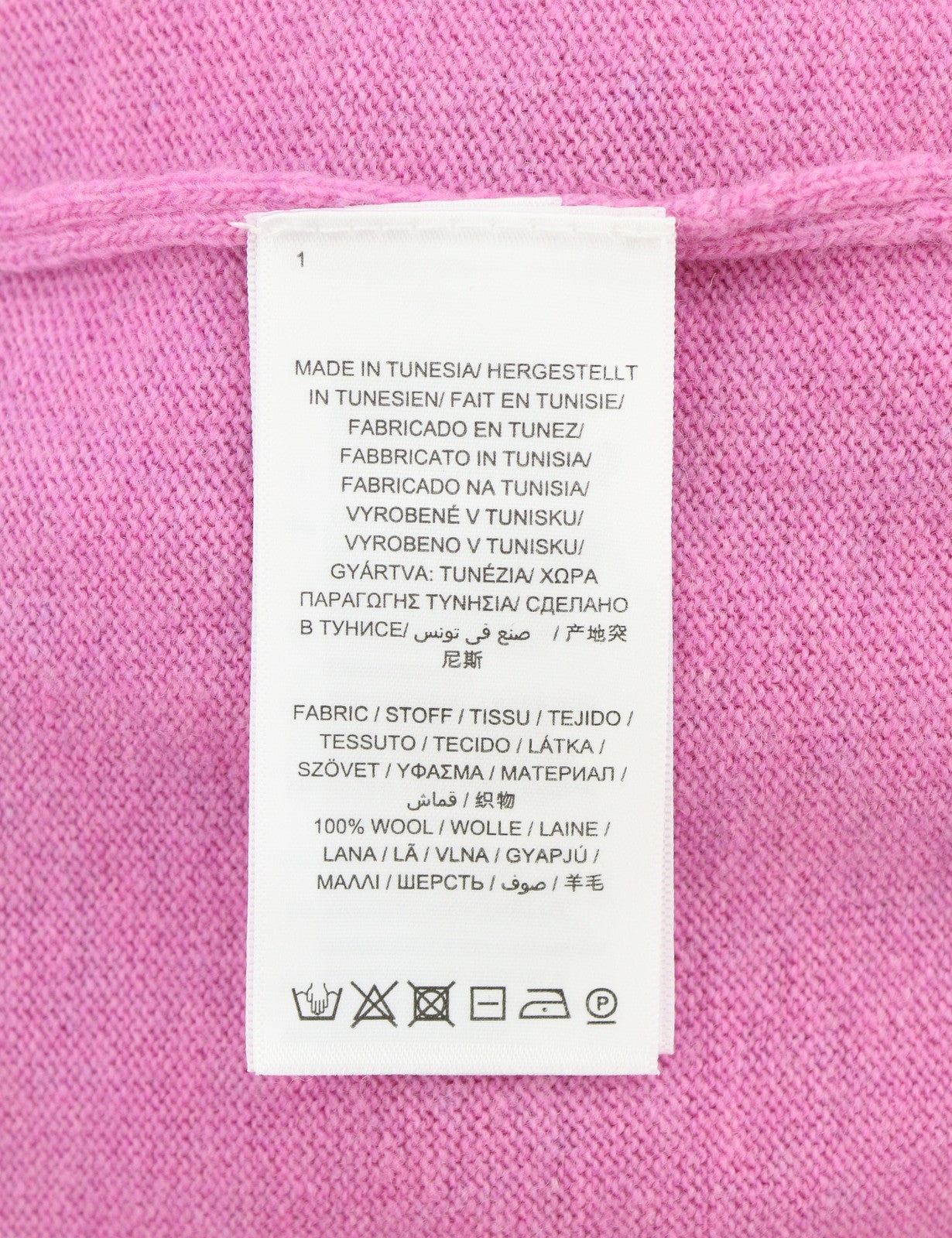 GANT Extrafine Lambswool V-Neck Women Jumper L Light Fuchsia Knit Pullover