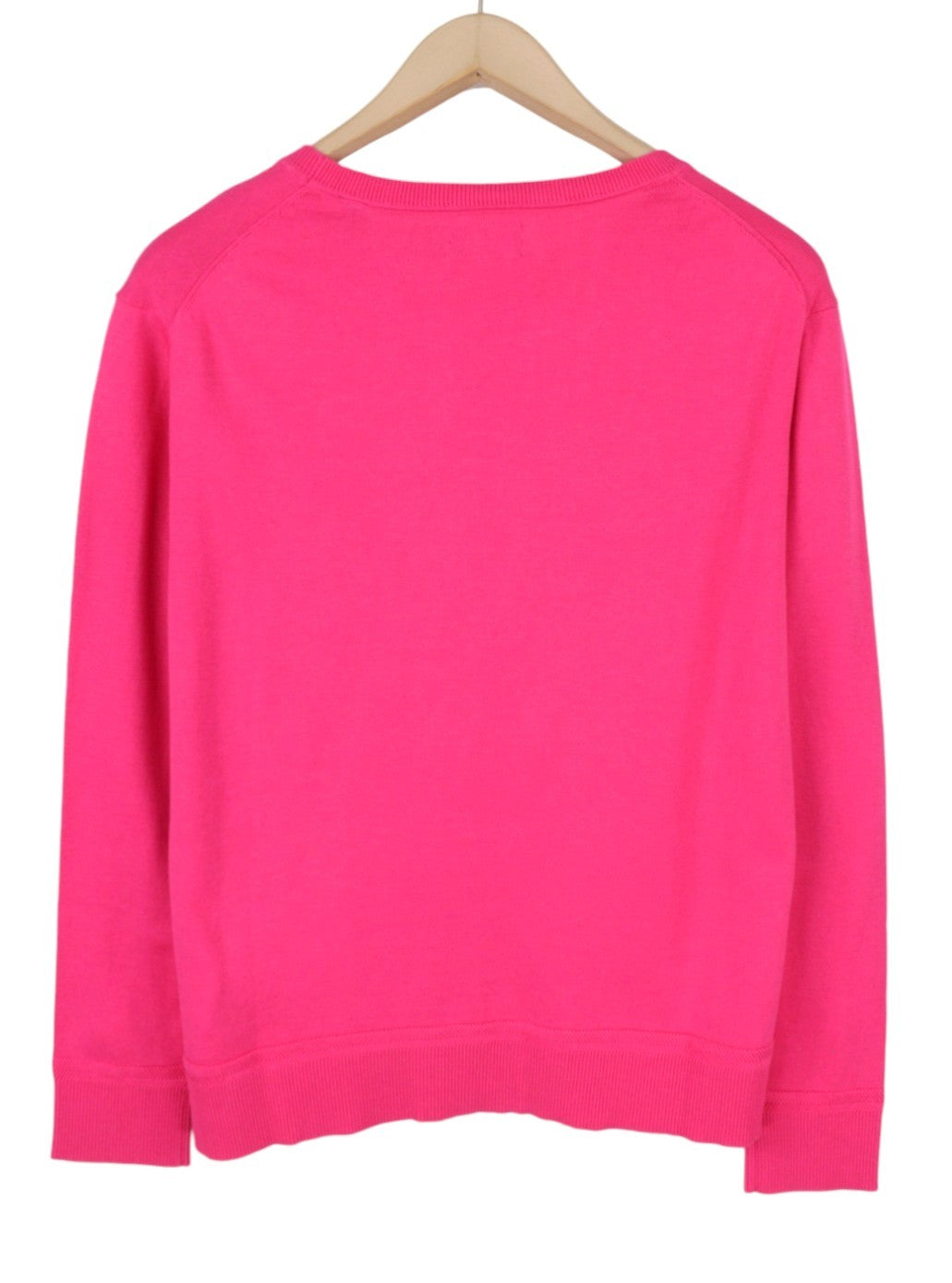 GANT Light Cotton C-Neck Women Jumper L Cabaret Pink Pima Cotton Knit Pullover