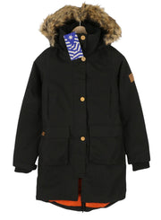 MAZINE Calgary Parka Women Jacket S Black Padded Hooded Mid-Length