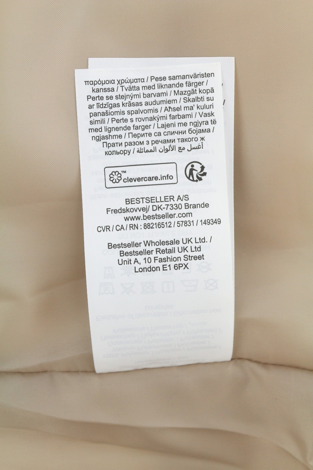 PIECES Louie Short Puffer Women Jacket XS Silver Mink Padded Quilted Hooded Zip