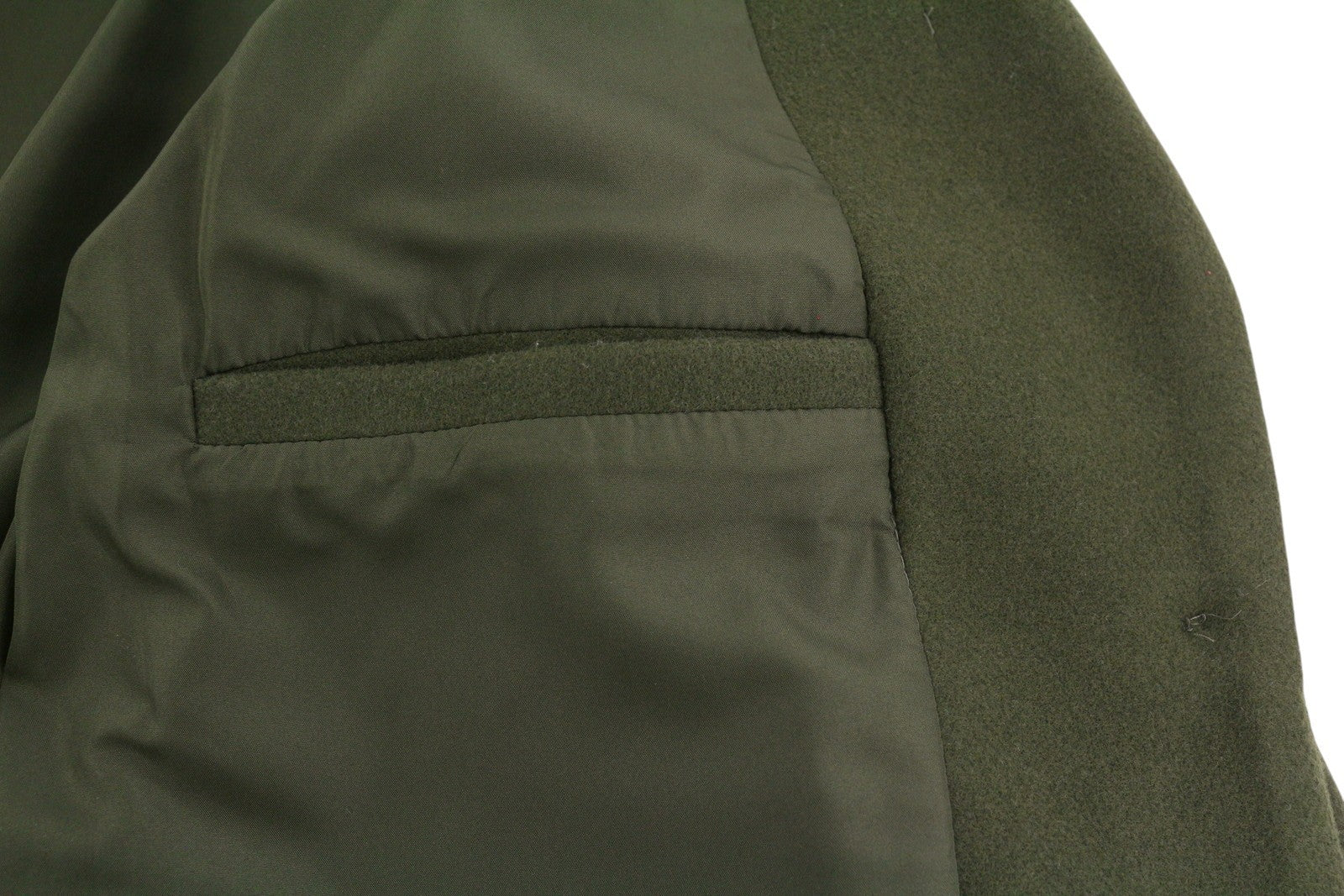 VILA Jully Women Coat EU36 Green Notch Lapel Button-Up Lined Mid-Length