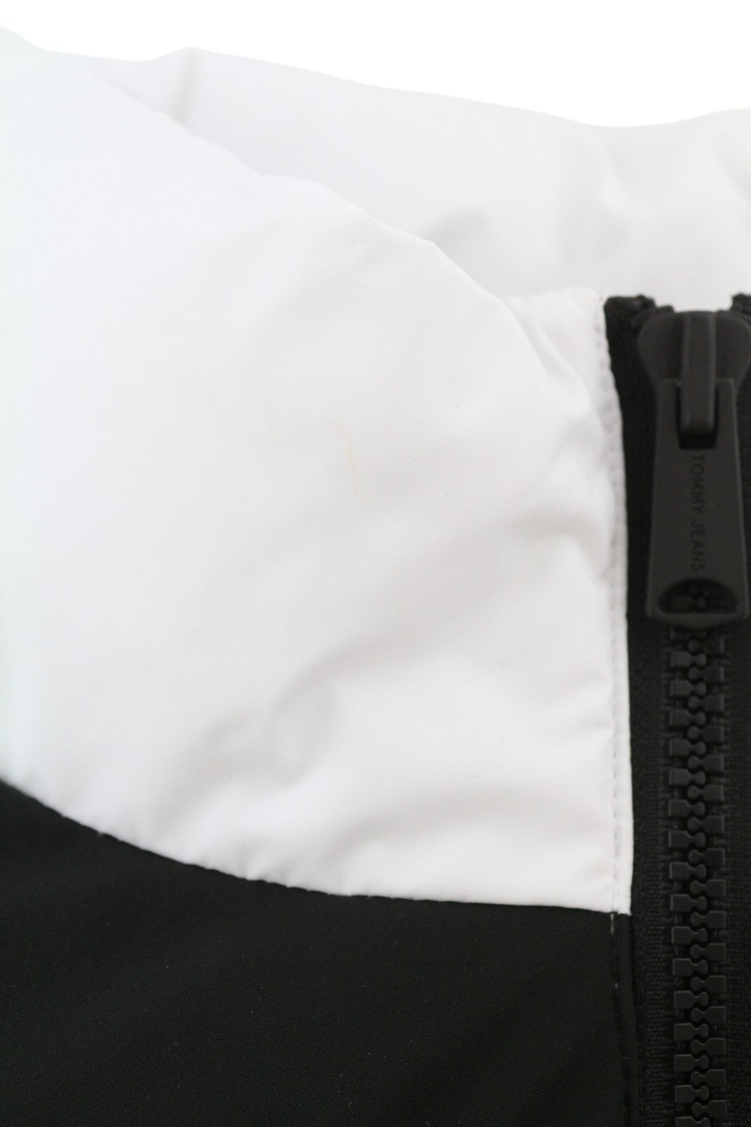 TOMMY HILFIGER Oversize Fashion Puffer Women Jacket L Black Duck Down RRP289