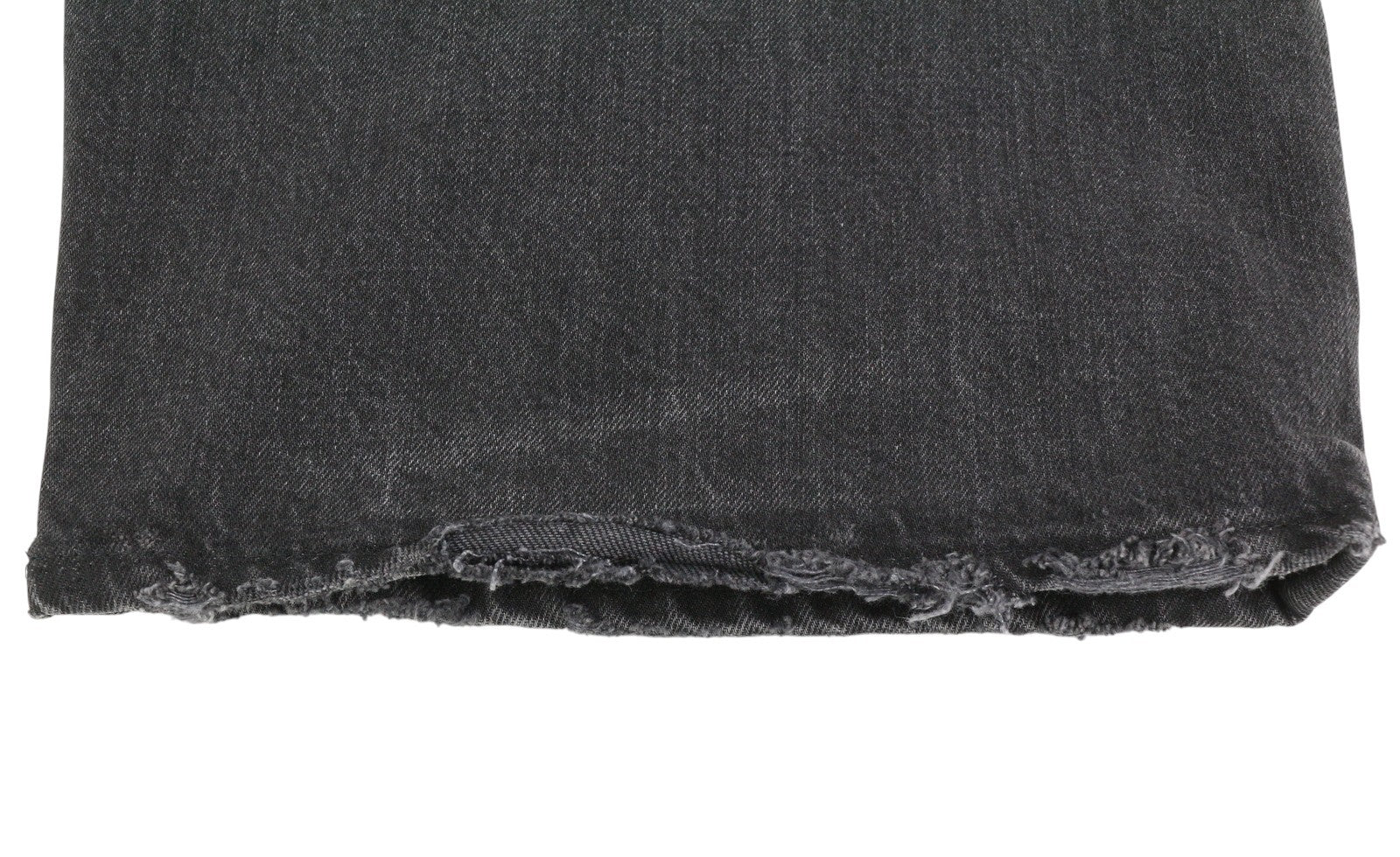 R13 trumpi plačių klešnių moteriški džinsai, 30 Wilson juodi, išblukę, su dilimu ant kulkšnies, PS25, RRP695 