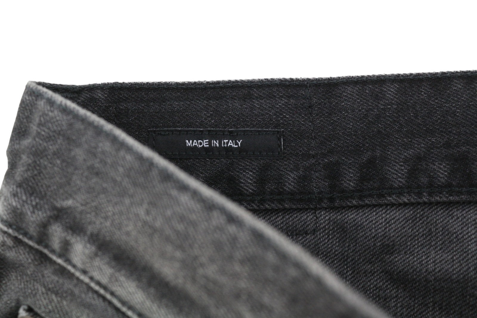 R13 trumpi plačių klešnių moteriški džinsai, 30 Wilson juodi, išblukę, su dilimu ant kulkšnies, PS25, RRP695 