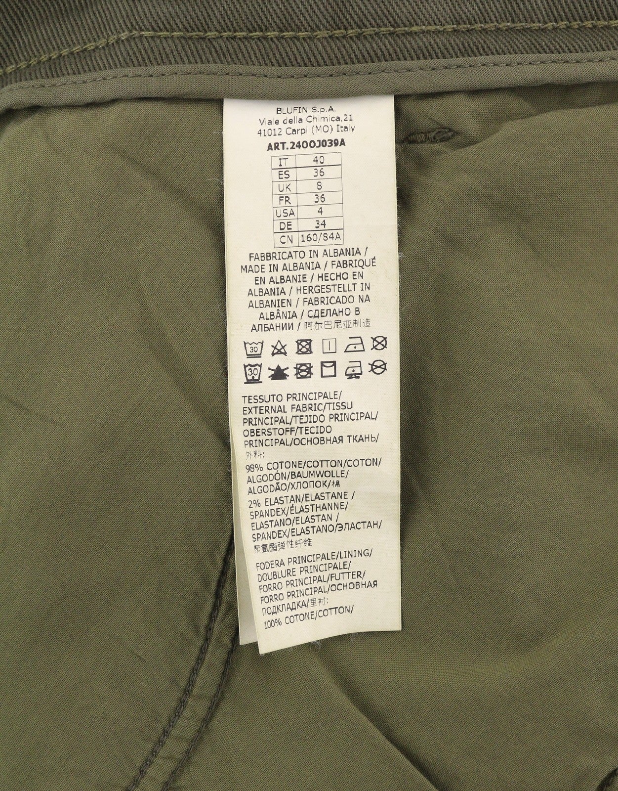 BLUMARINE J. Cargo moteriškos kelnės 40 juodos su užlopytomis kišenėmis laisvos, karinio stiliaus, RRP427 