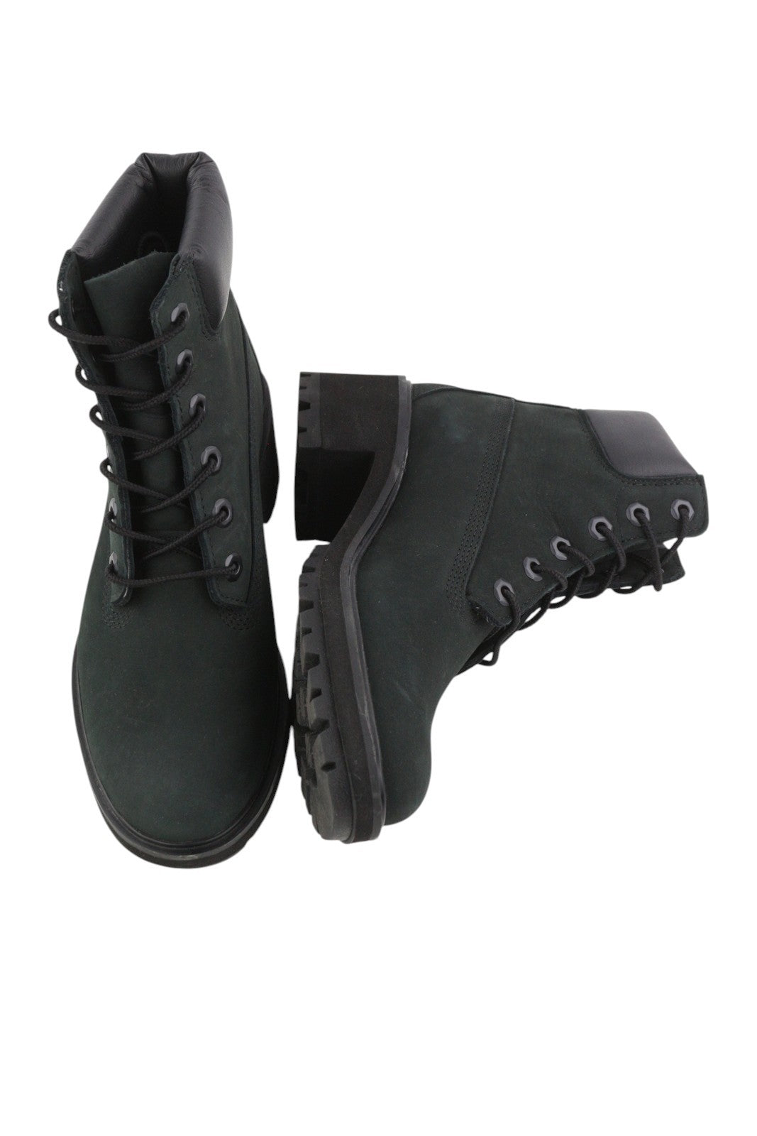 TIMBERLAND A25C4 Women's Boots EU37/38 Black Leather Waterproof Heeled Ankle