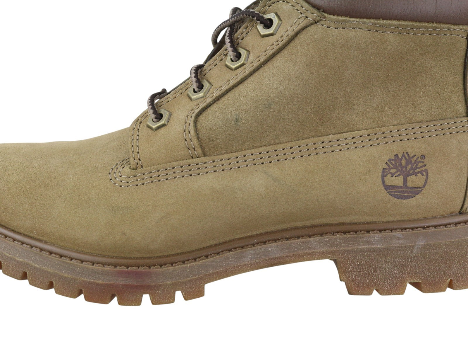 TIMBERLAND A1QJA Women's Boots EU37/38 Grey Leather Lace Up Ankle Ortholite