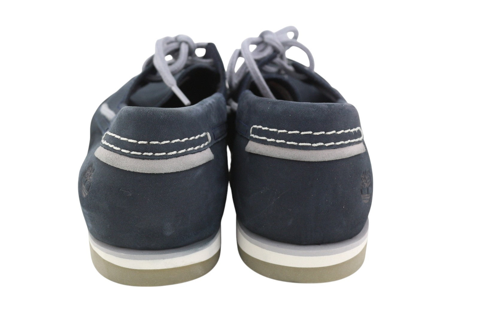 TIMBERLAND A416H Men's Shoes EU40/41 Navy Leather Boat Slip On True Cloud