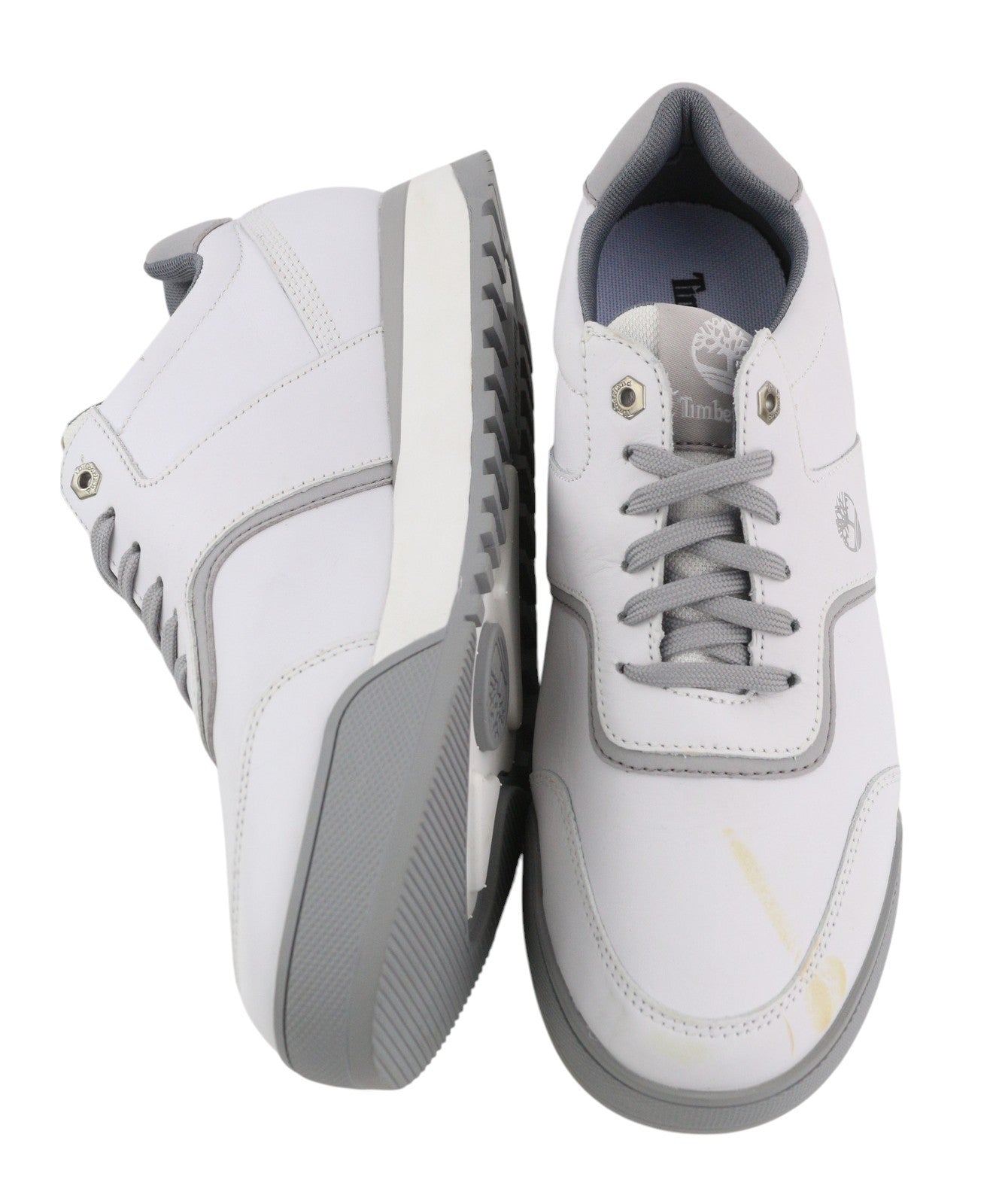 TIMBERLAND A23ZG Women's Sneakers EU38 Grey Leather Lace Up Low Trainers