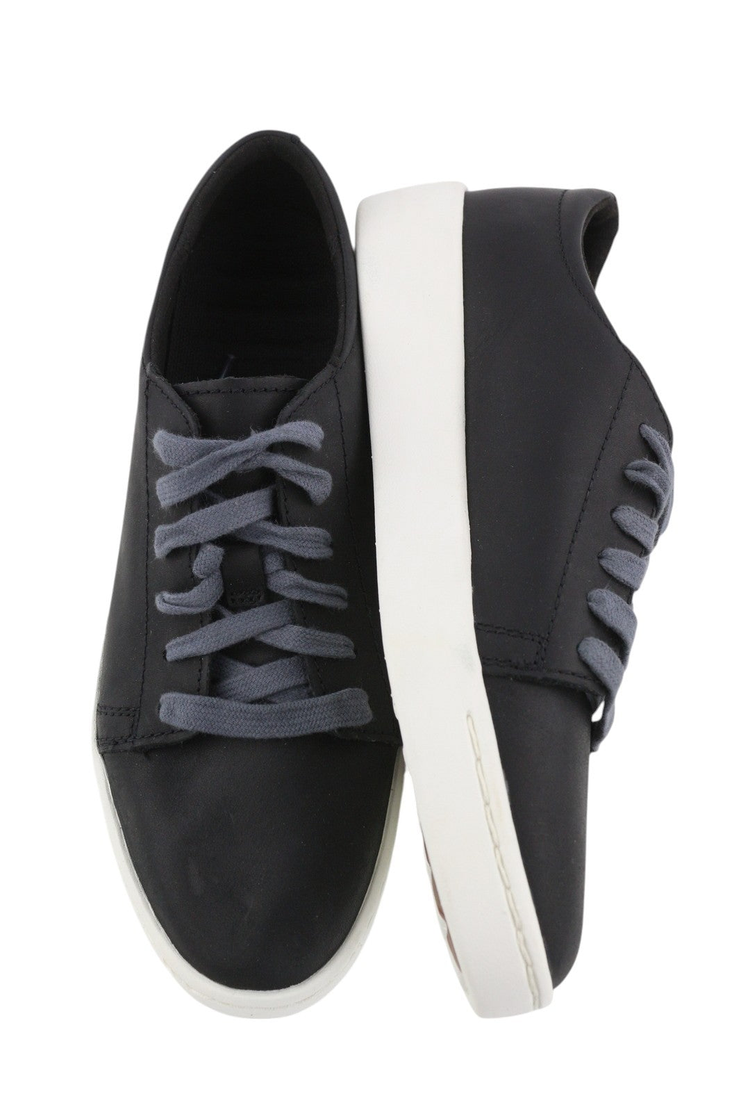 TIMBERLAND A267Z Women's Sneakers EU37 Black Leather Lace Almond Trainers