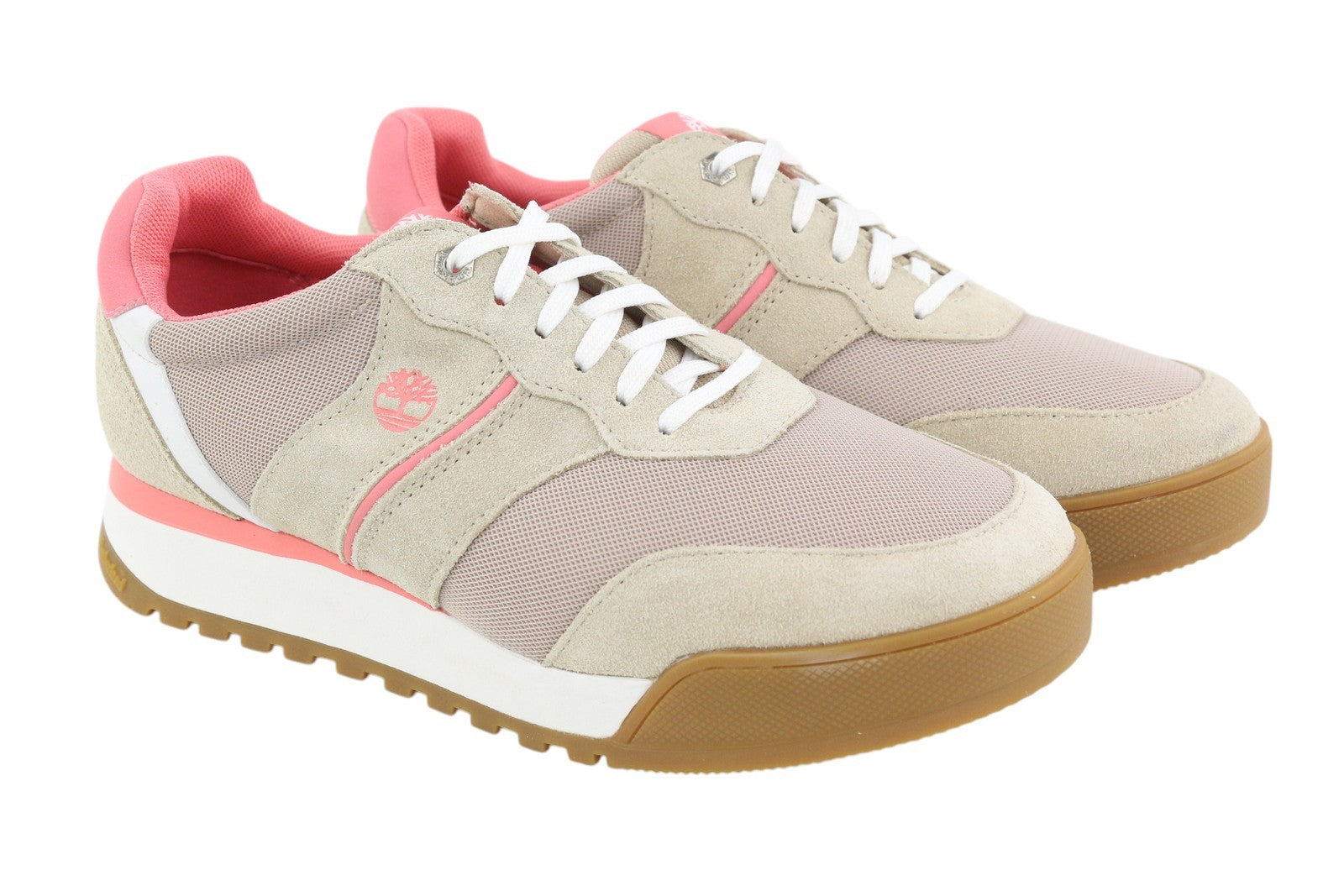 TIMBERLAND A23Z5 Women's Sneakers EU38 Leather Low Top Lace Round Toe