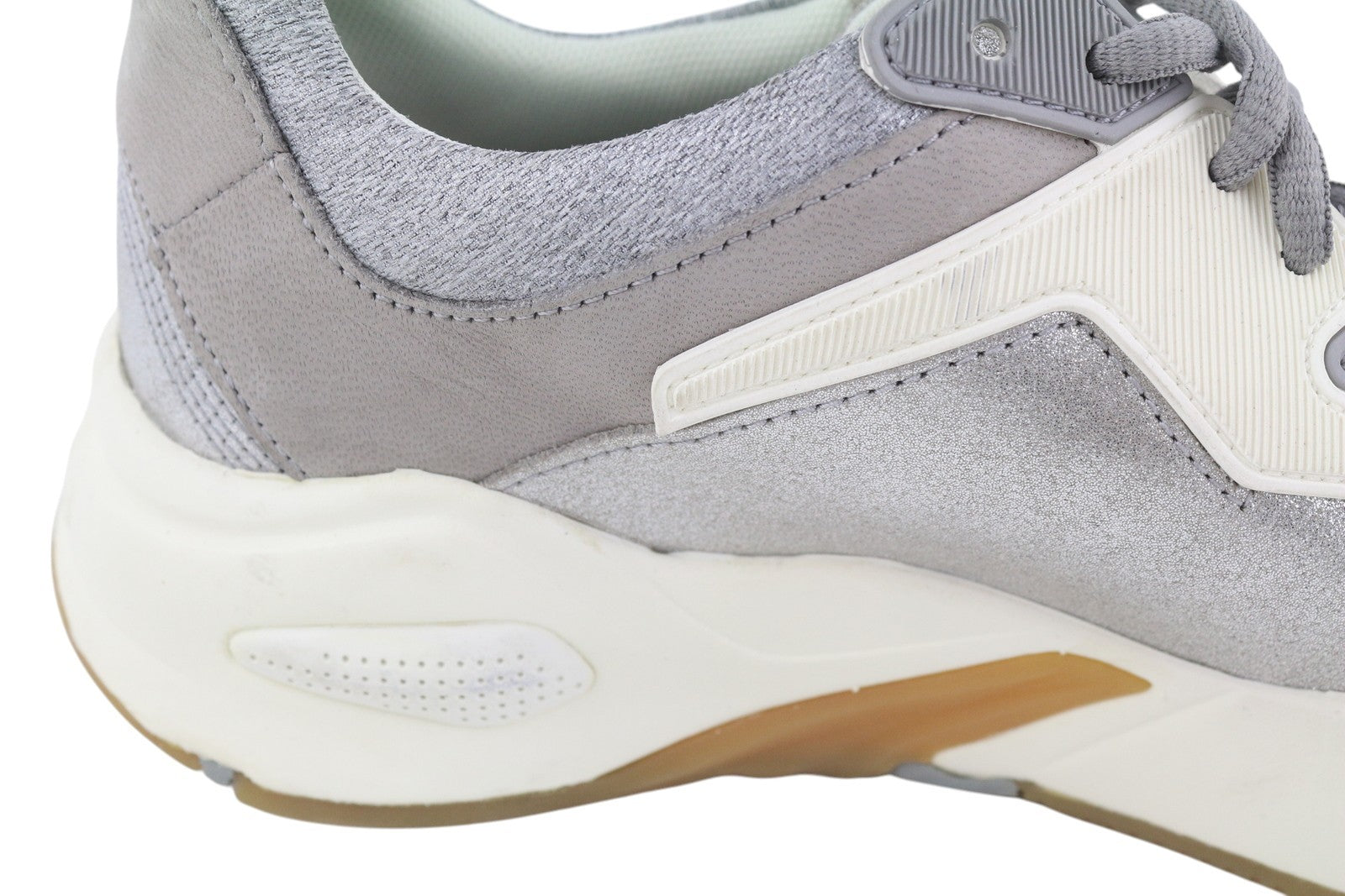 TIMBERLAND A1Y7J Men's Sneakers EU38 Grey Glossy Leather Almond Trainers