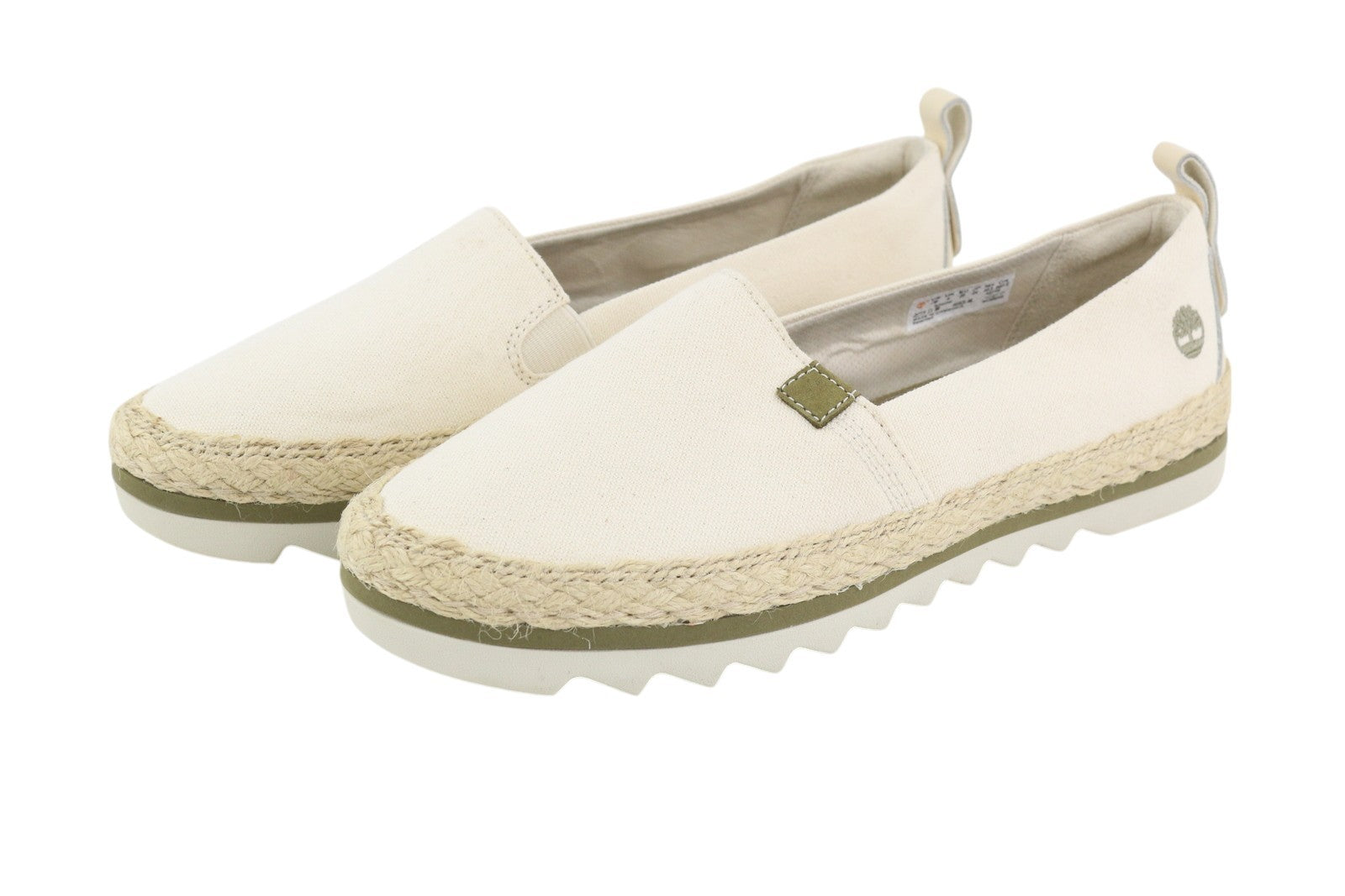 TIMBERLAND A24QW Women's Shoes EU38 Beige Light Espadrille Slip On Almond