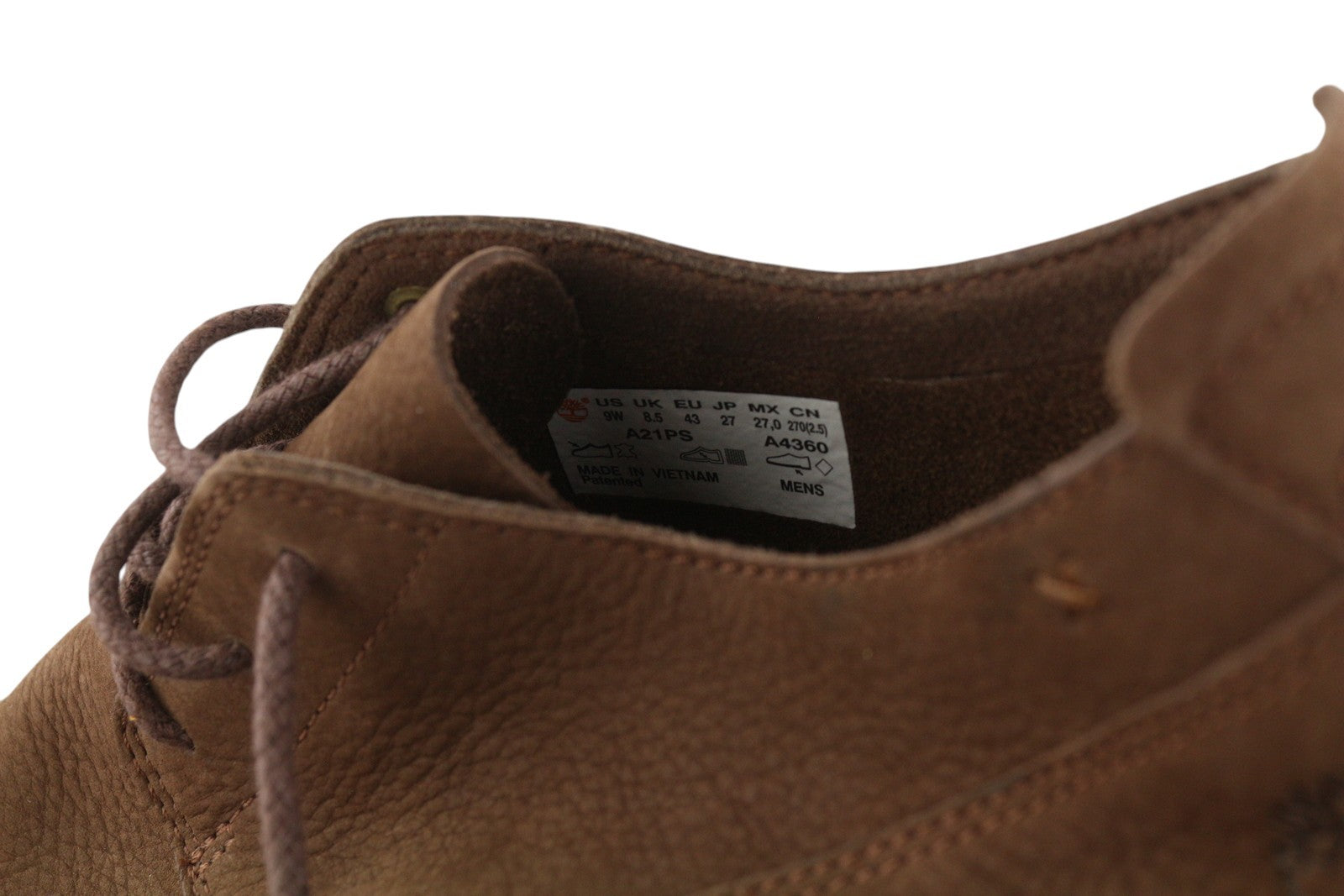 TIMBERLAND A21PS Men's Shoes EU43/43.5 Brown Leather Sensorflex Comfort