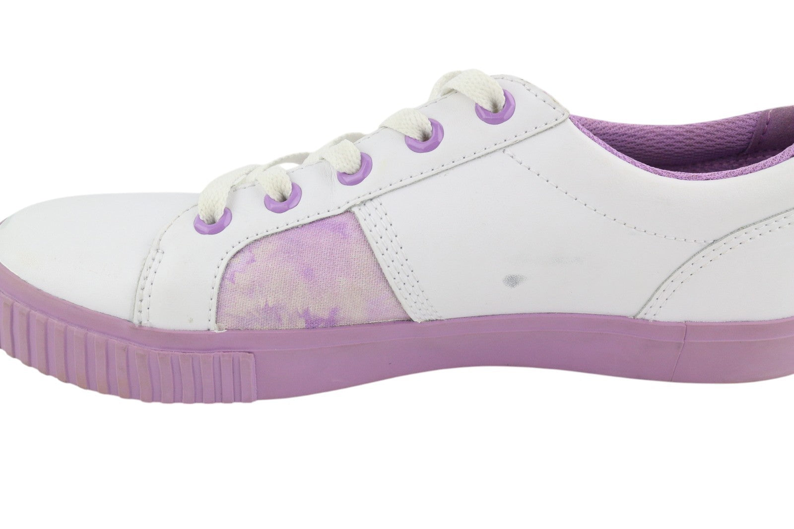 TIMBERLAND A2EPS Women's Sneakers EU38.5/39 White Purple Leather Lace Low