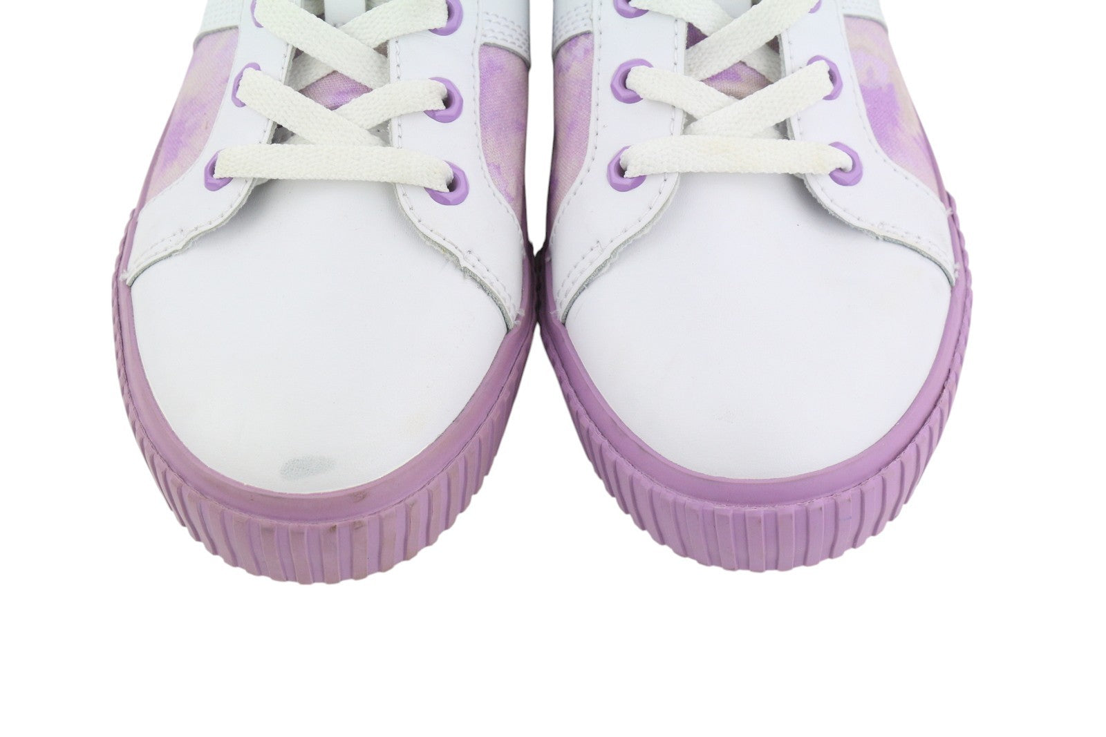 TIMBERLAND A2EPS Women's Sneakers EU38.5/39 White Purple Leather Lace Low