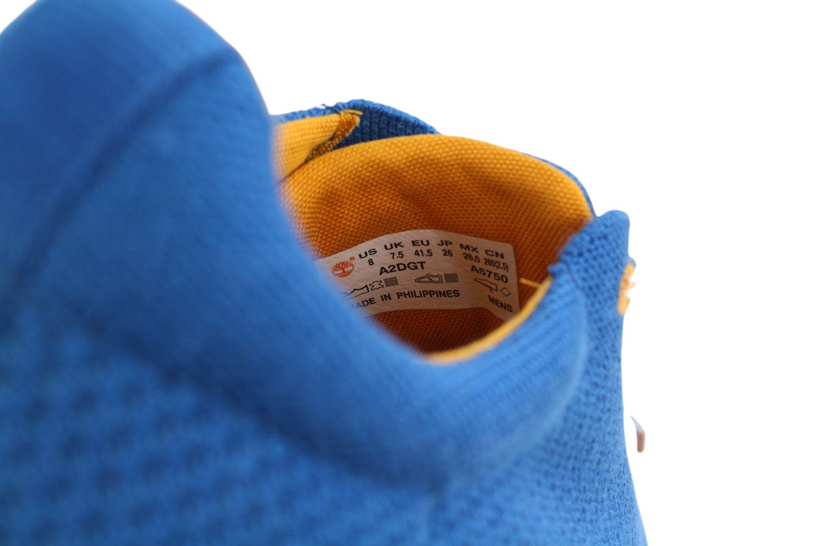 TIMBERLAND A2DGT Men's Sneakers EU41.5 Blue Lace Low Almond Trainers