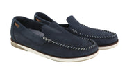 TIMBERLAND A2A8F Men's Shoes EU43 Navy Leather Boat Flat True Cloud
