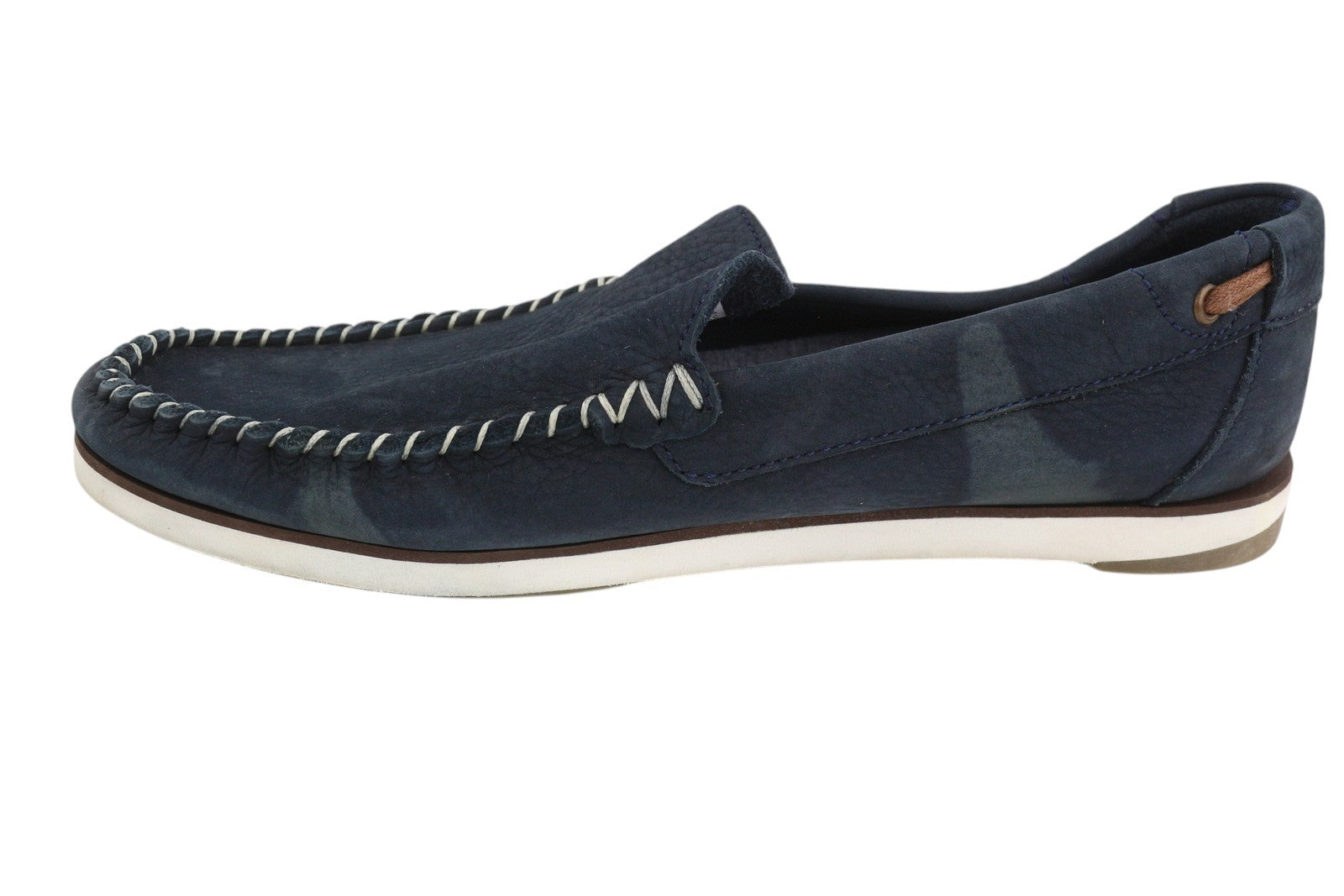 TIMBERLAND A2A8F Men's Shoes EU43 Navy Leather Boat Flat True Cloud