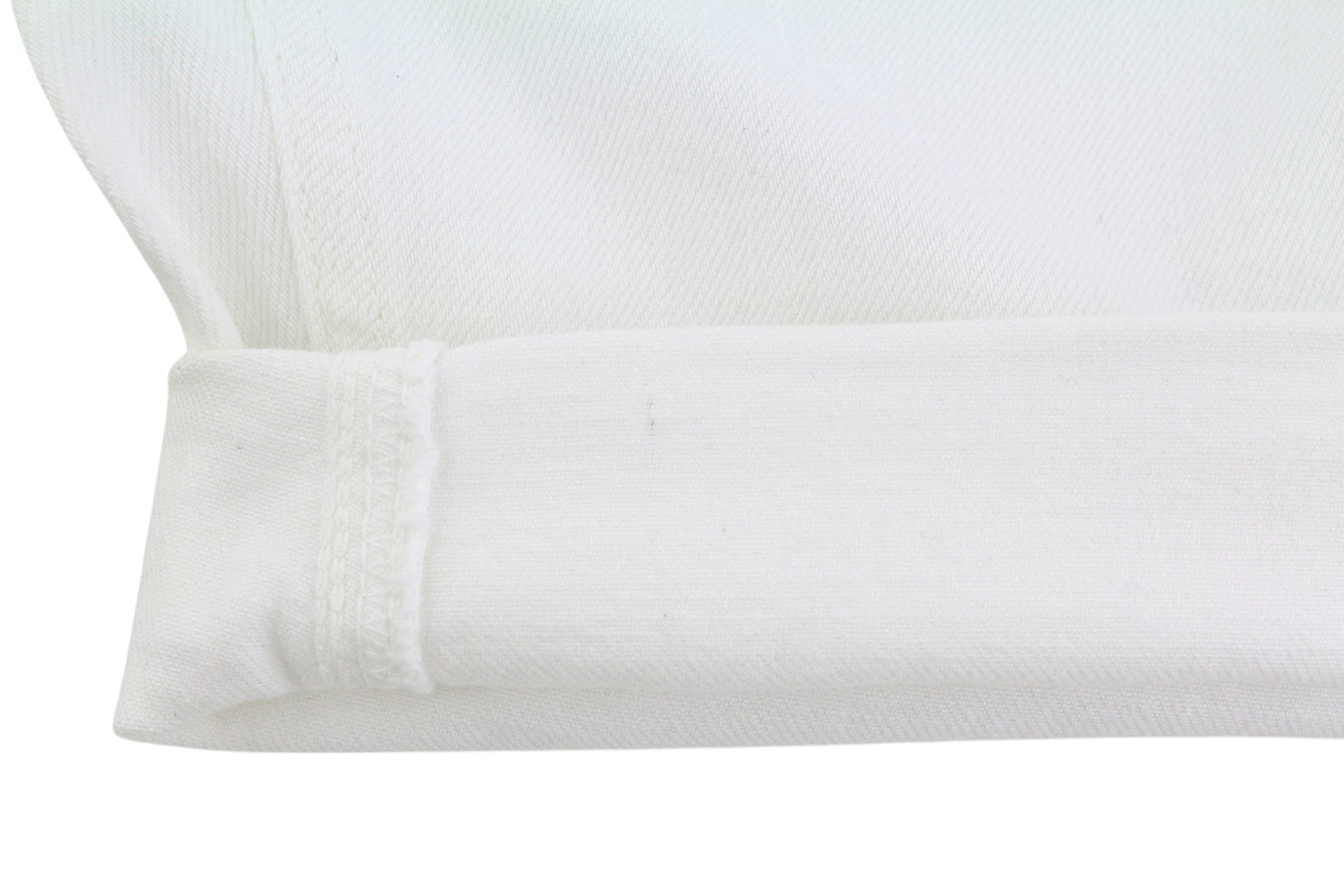 NUDIE JEANS Lean Dean Men's Shorts W28 White Denim Zip Fly Turn Up Pockets