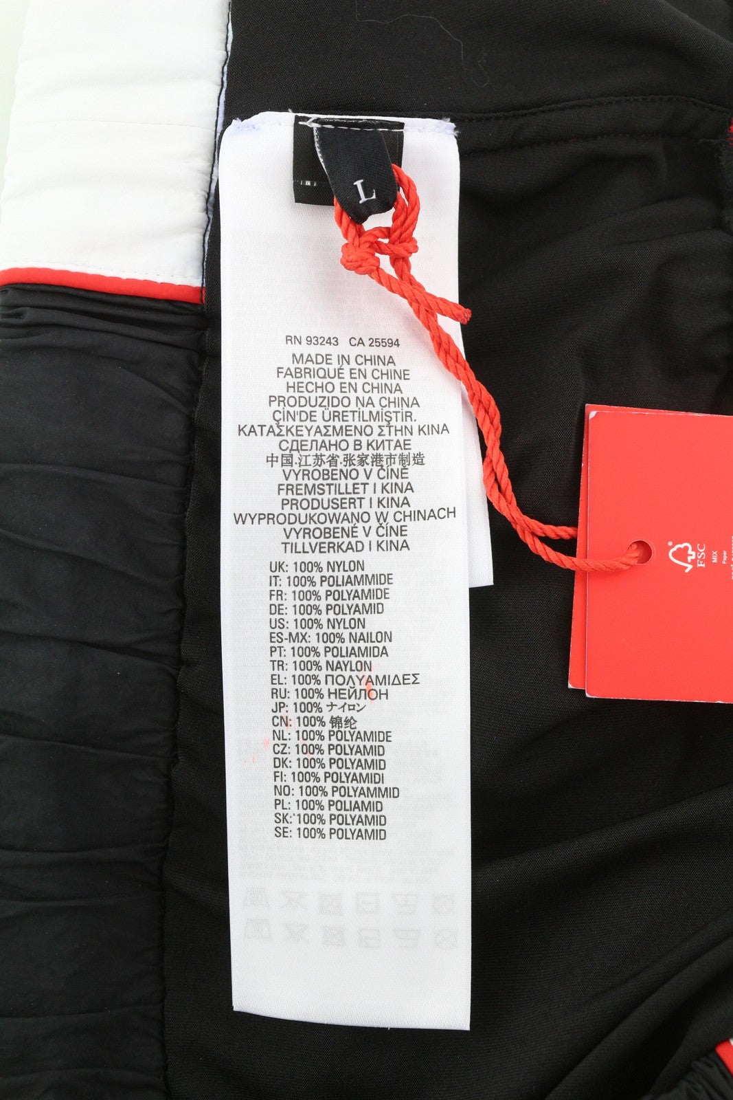 DIESEL Awwb-Eicy-Wt 12 Women's Shorts L Black Elastic Waist Logo Sports