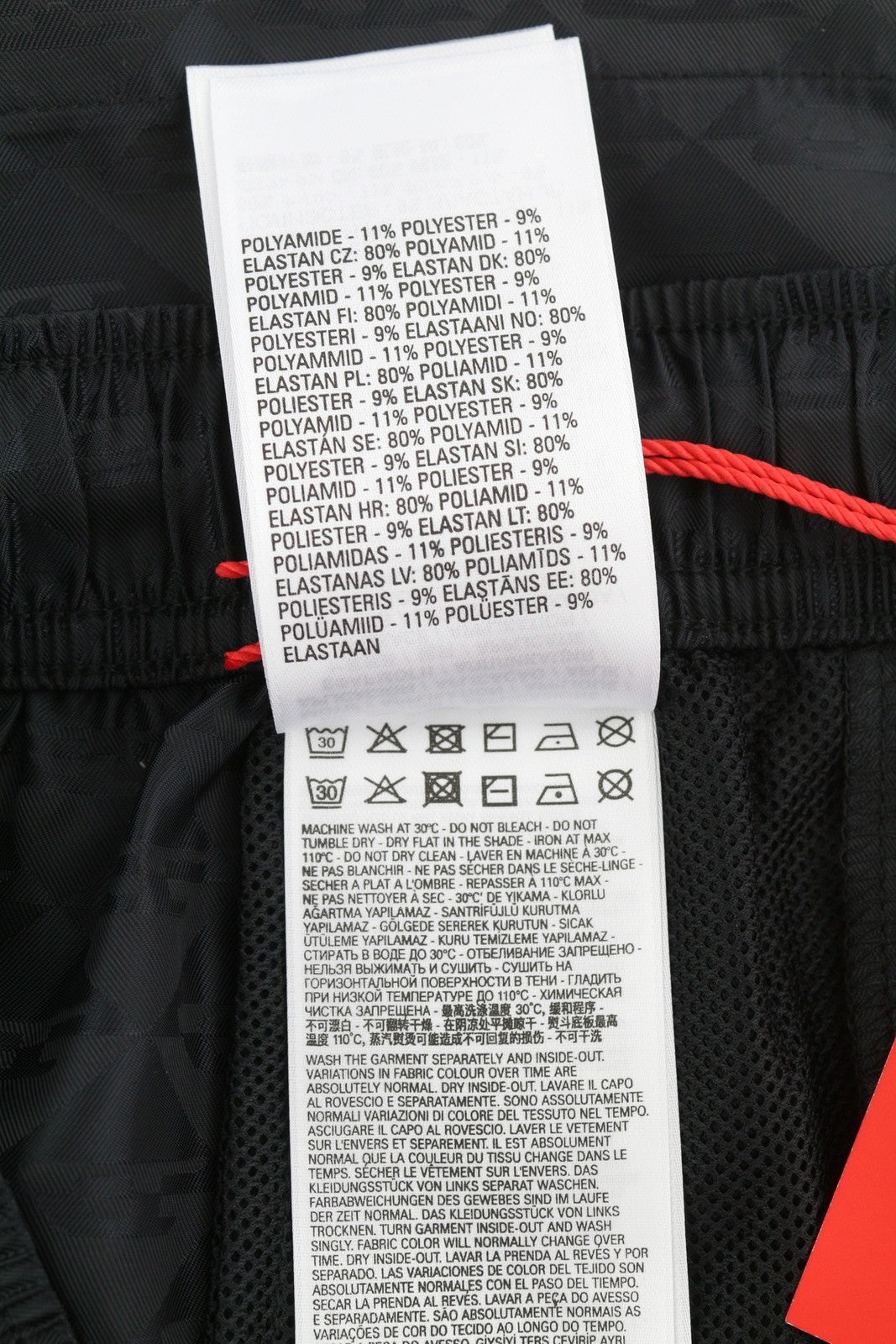 DIESEL Amwb-Stouk-Ht08 Men's Shorts M 55DSL Jacquard Sport Elastic Black