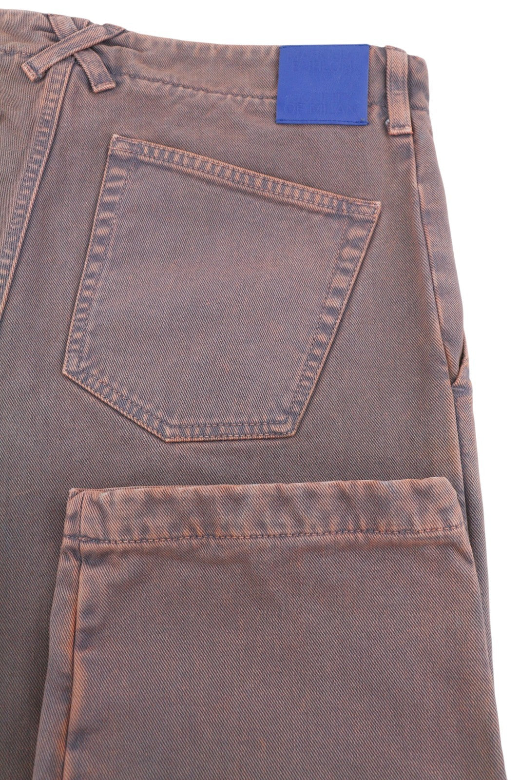 MARCELO BURLON MILANO APSKRITIES Kryžminės tiesios vyriškos kelnės M bluktos RRP569 