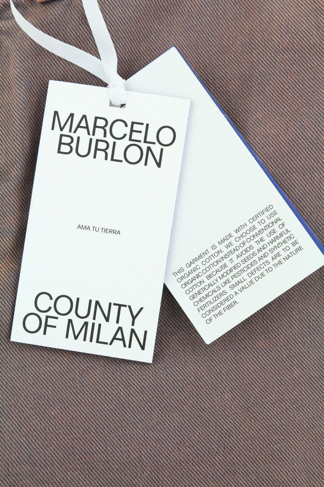 MARCELO BURLON MILANO APSKRITIES Kryžminės tiesios vyriškos kelnės M bluktos RRP569 