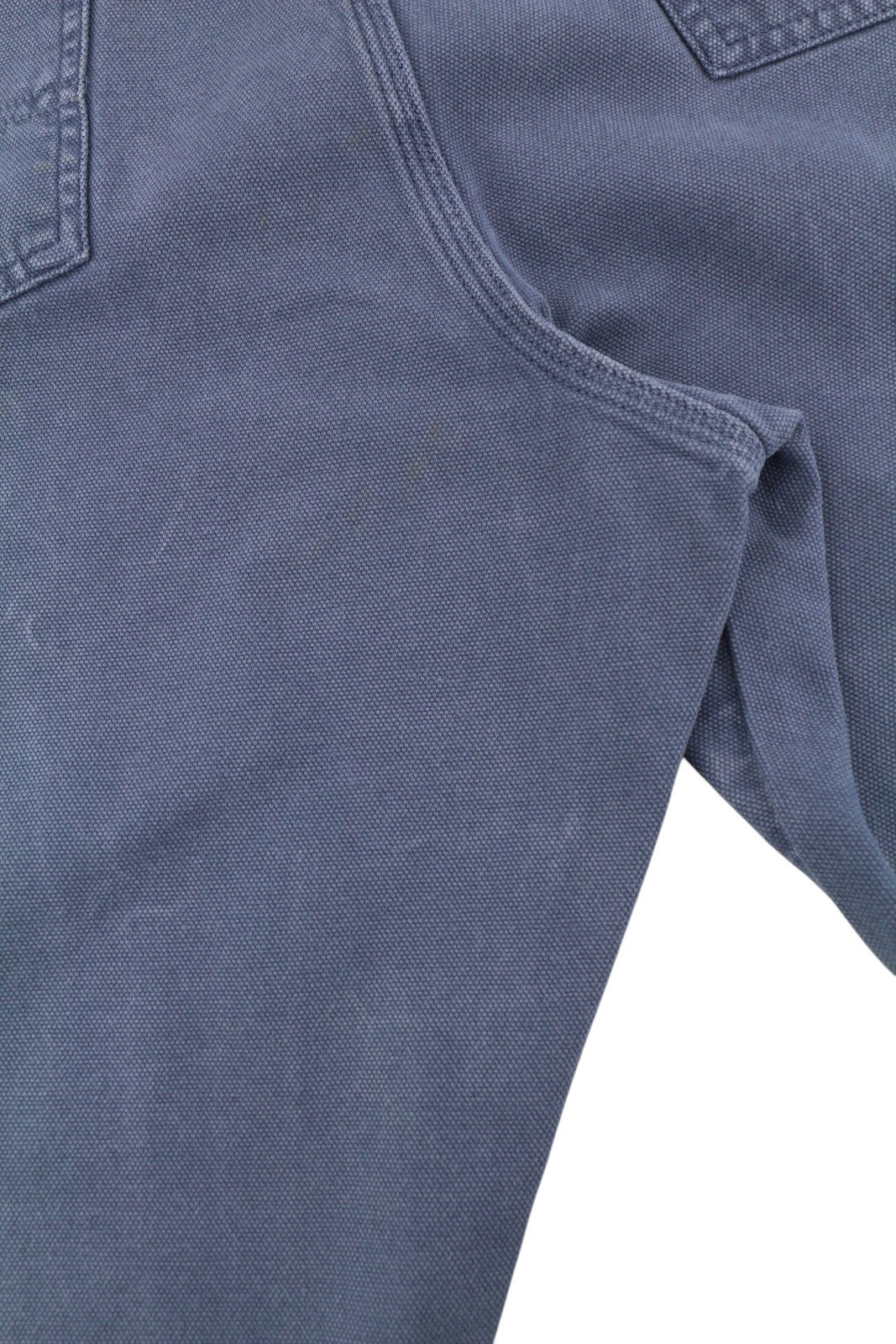 AMBUSH Worker vyriškos kelnės, XL dydžio, tamsiai mėlynos, laisvos, įprasto kirpimo, su užtaisytomis kišenėmis, užtrauktuku RRP415 