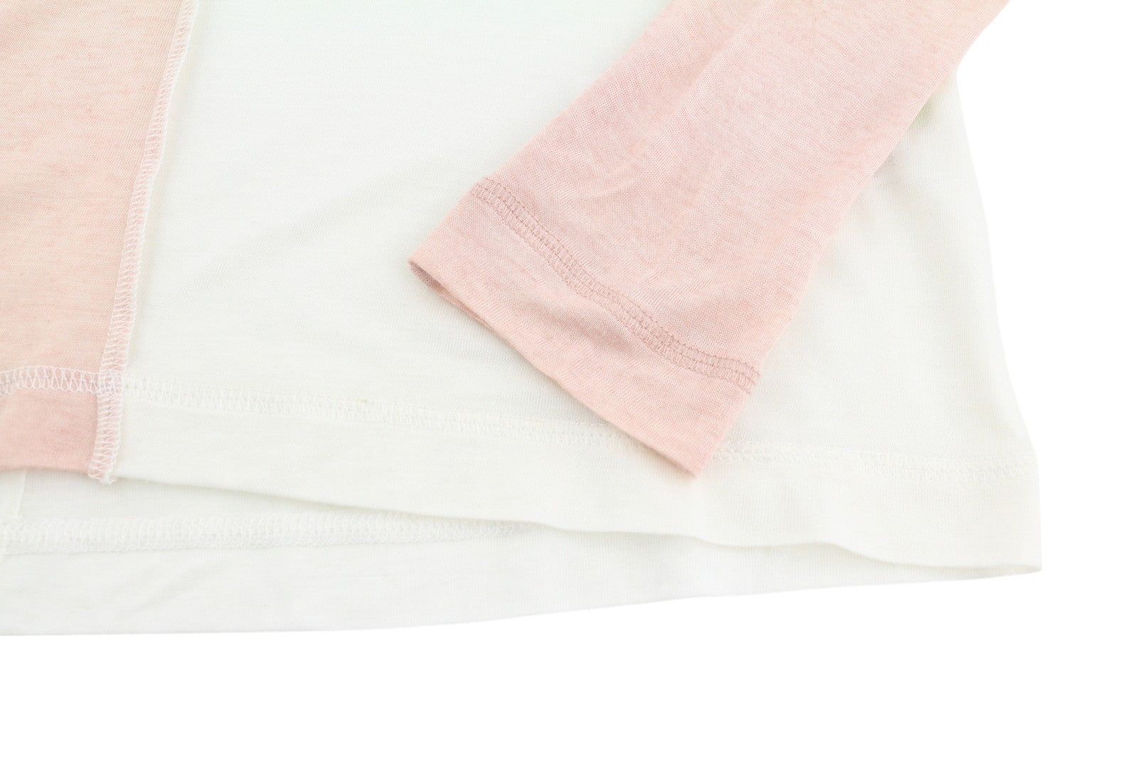 DIESEL T-Tessy-C1 Women's T-Shirt S Cashmere Blend Stretch Long Sleeve Crew