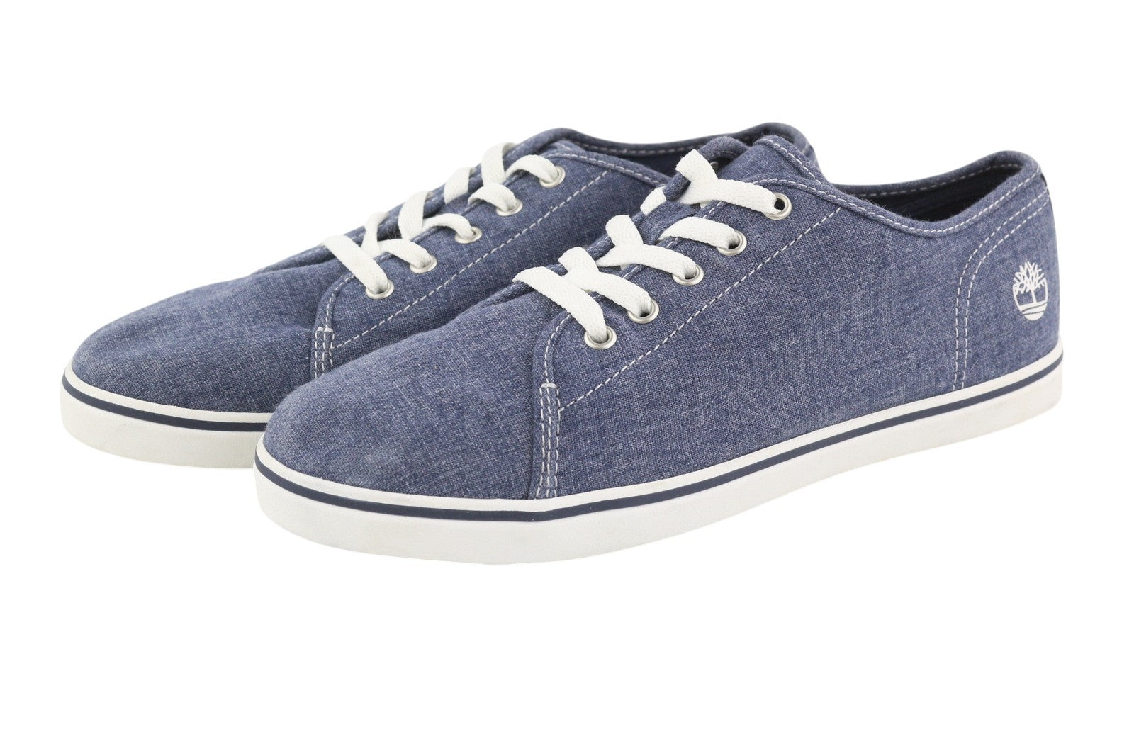 TIMBERLAND A2AFX Women's Sneakers EU39/39.5 Blue Denim Look Lace Low