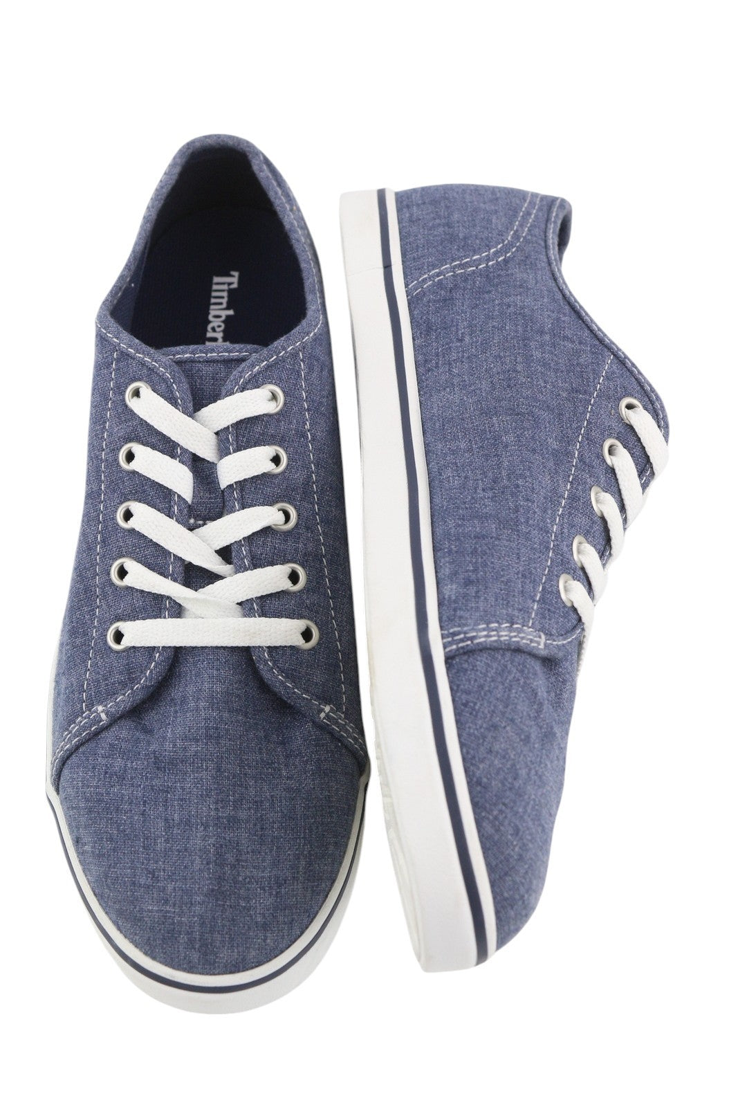 TIMBERLAND A2AFX Women's Sneakers EU39/39.5 Blue Denim Look Lace Low