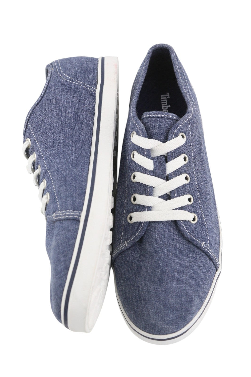 TIMBERLAND A2AFX Women's Sneakers EU39/39.5 Blue Denim Look Lace Low